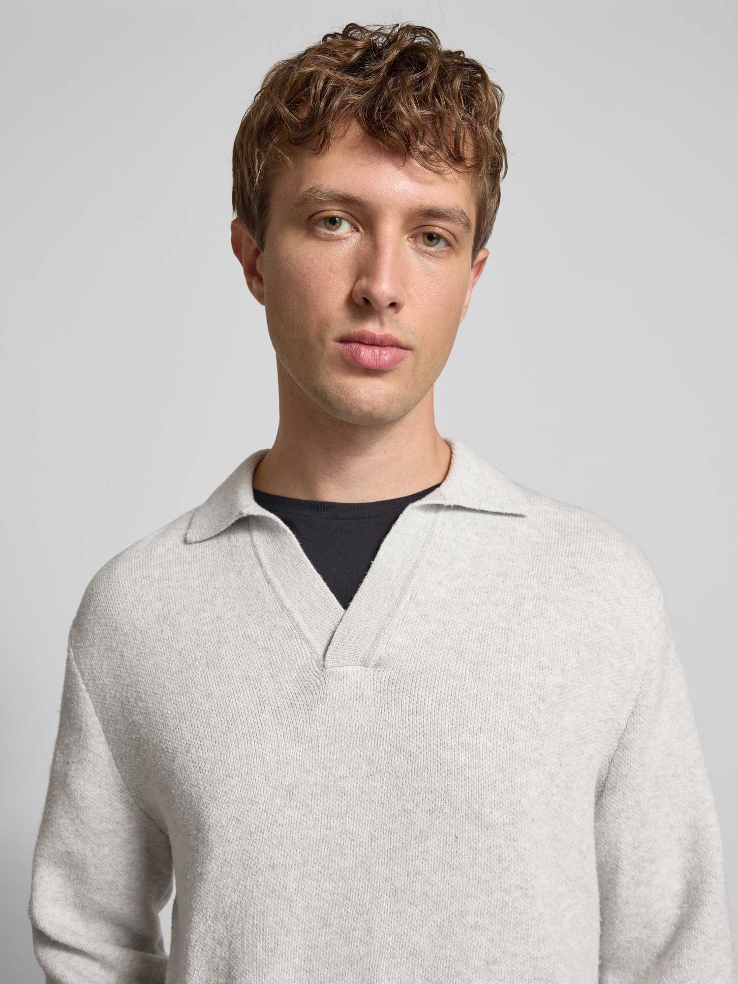 Jack & Jones - Pullover - Herren - XL - Hellgrau Melange - Bild 2