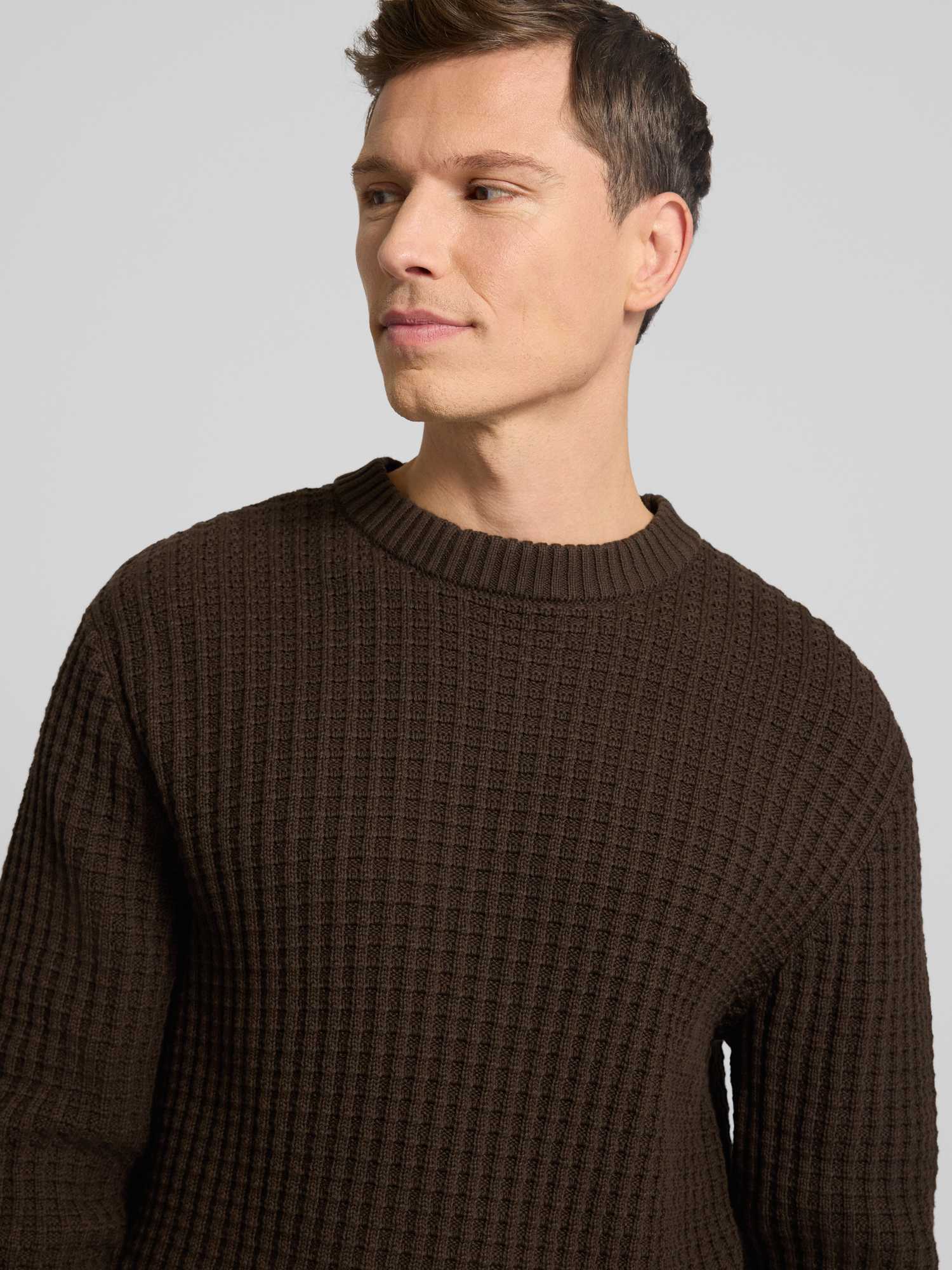 Selected Homme Pullover Herren Baumwolle Gr. XXL Schoko - Bild 2
