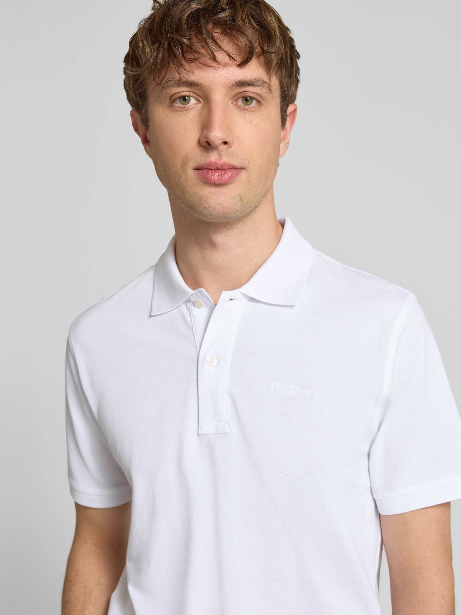 Pepe Jeans Blanc Polo Oscar - Bild 3