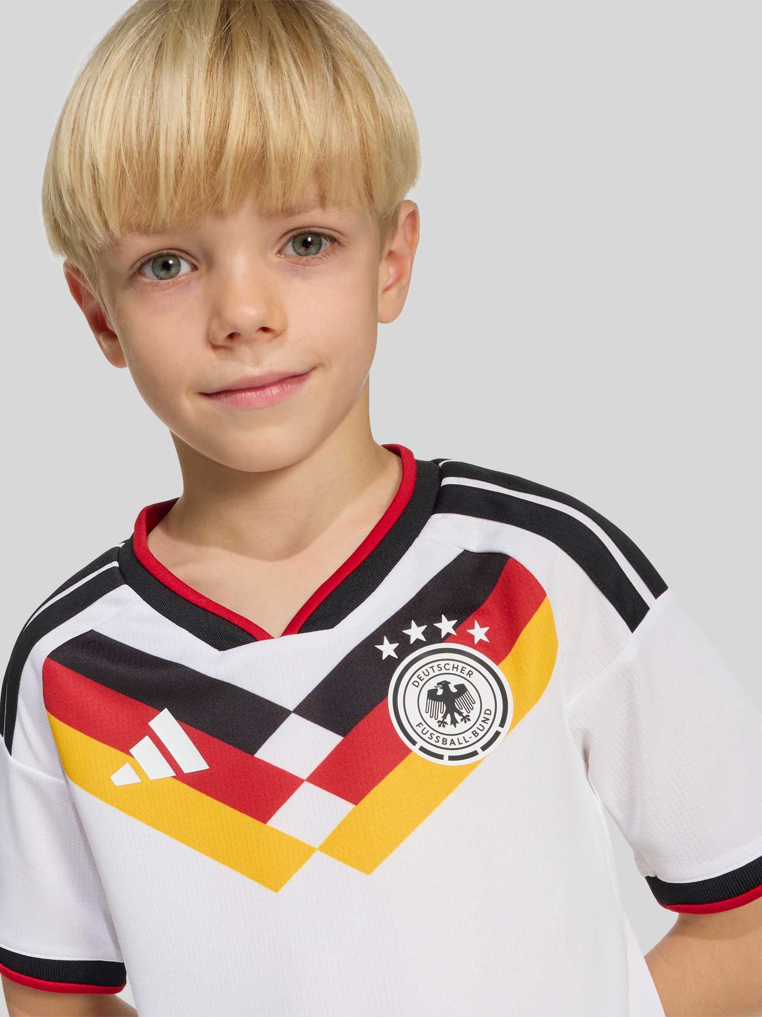 Adidas Jungen Weiß Dfb Home T - Shirt Kinder - Image 3