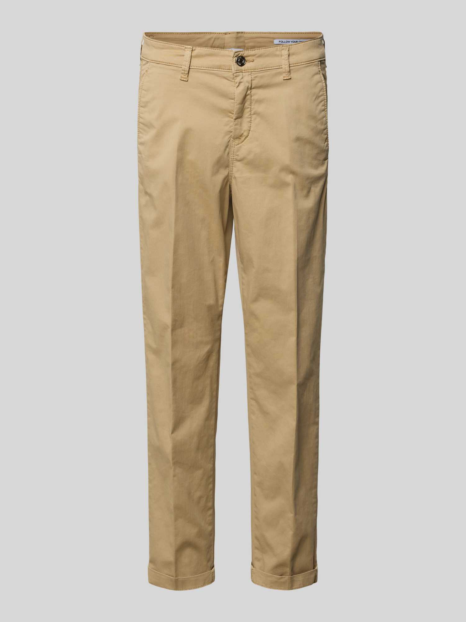 Mac Dames Chino's In Wit/Beige Maat 42 