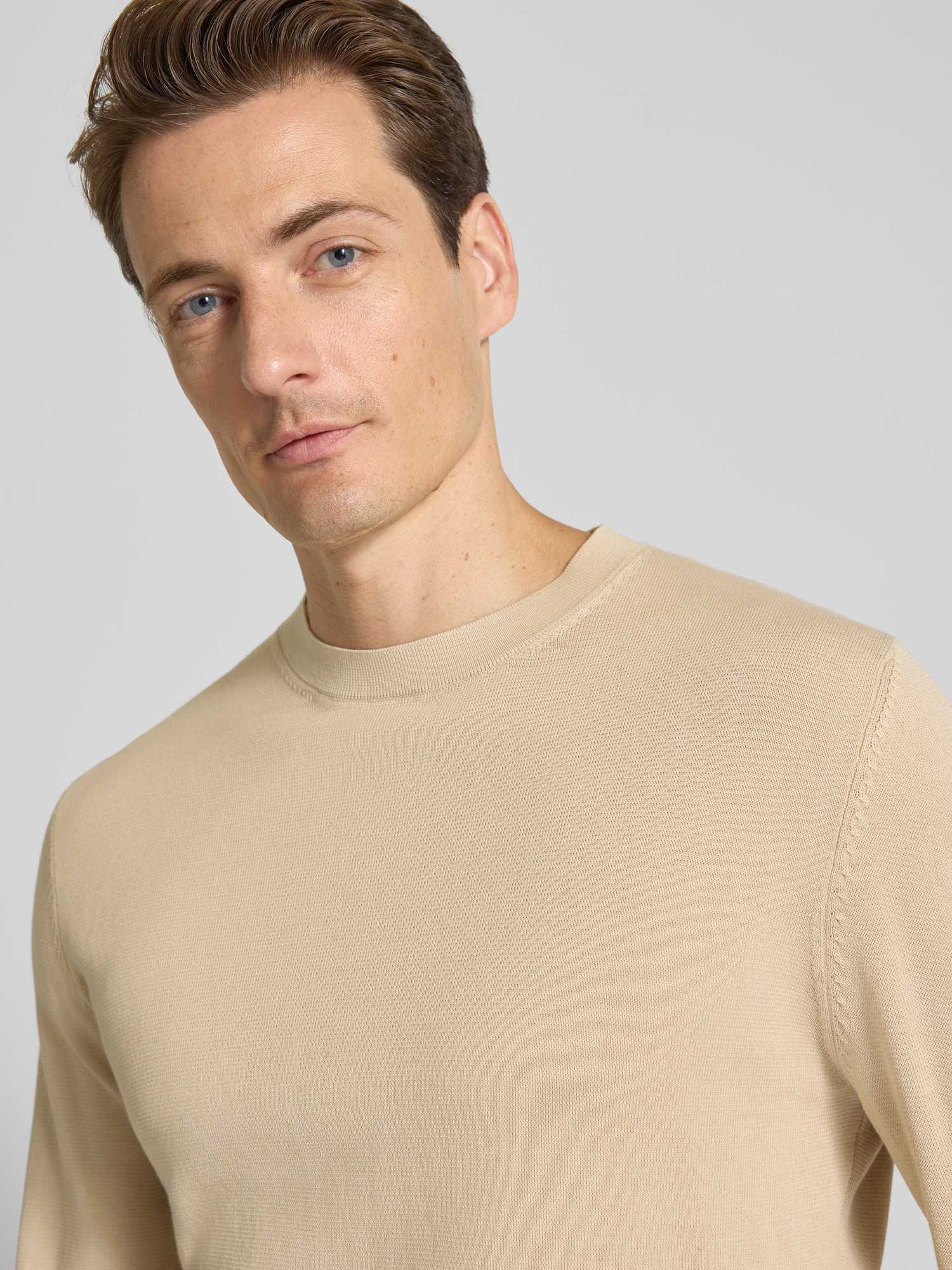 Selected Homme - Pullover - Baumwolle - Offwhite - XXL - Bild 2