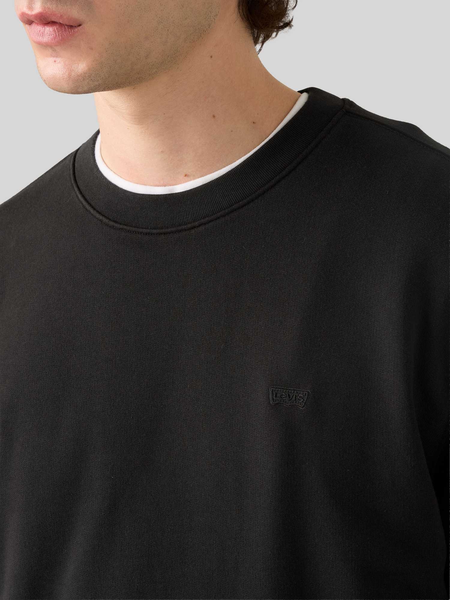 Levi's Herren Schwarz Original House Mark Sweatshirt In - Bild 3