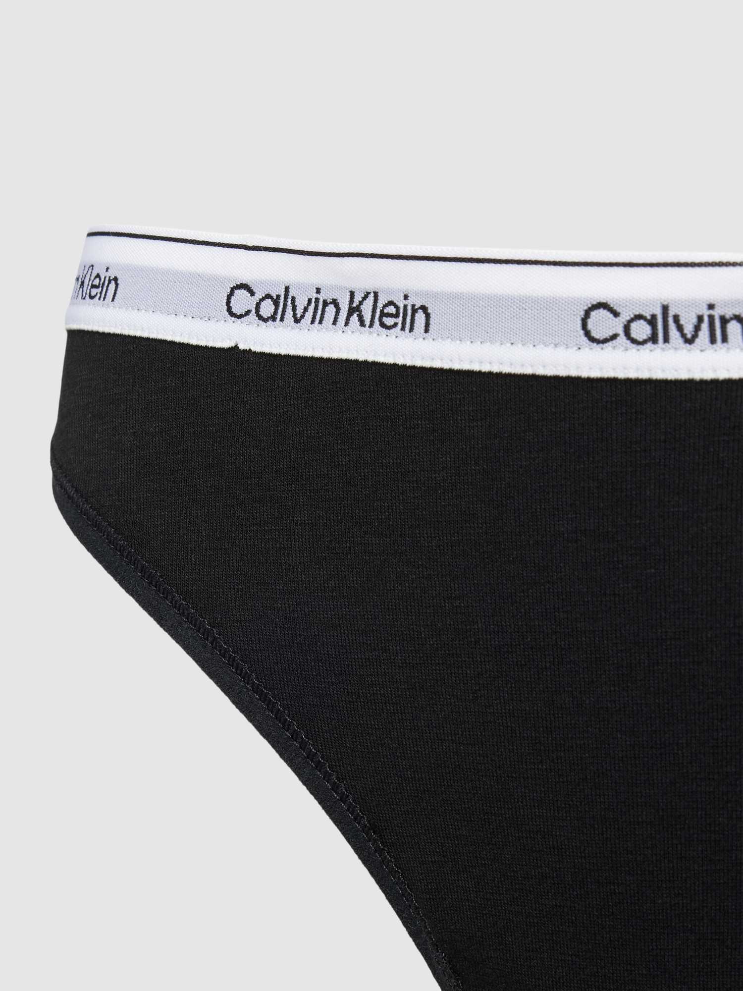 Calvin Klein Damen Schwarz – Modern Logo – 3Er-Pack Tangas In - Bild 5