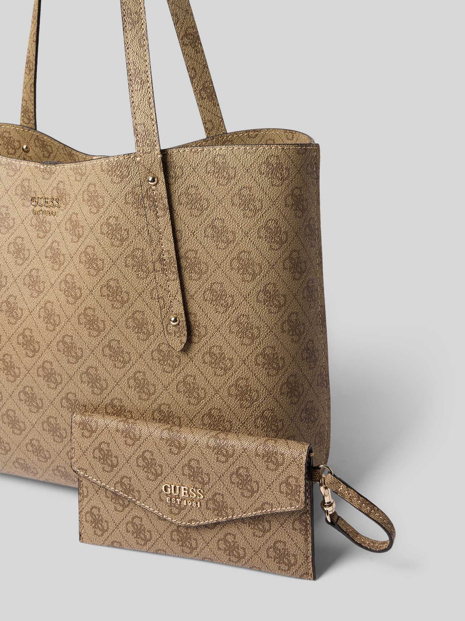 Guess, Damen, Handtasche, Brenton, Braun - Bild 3