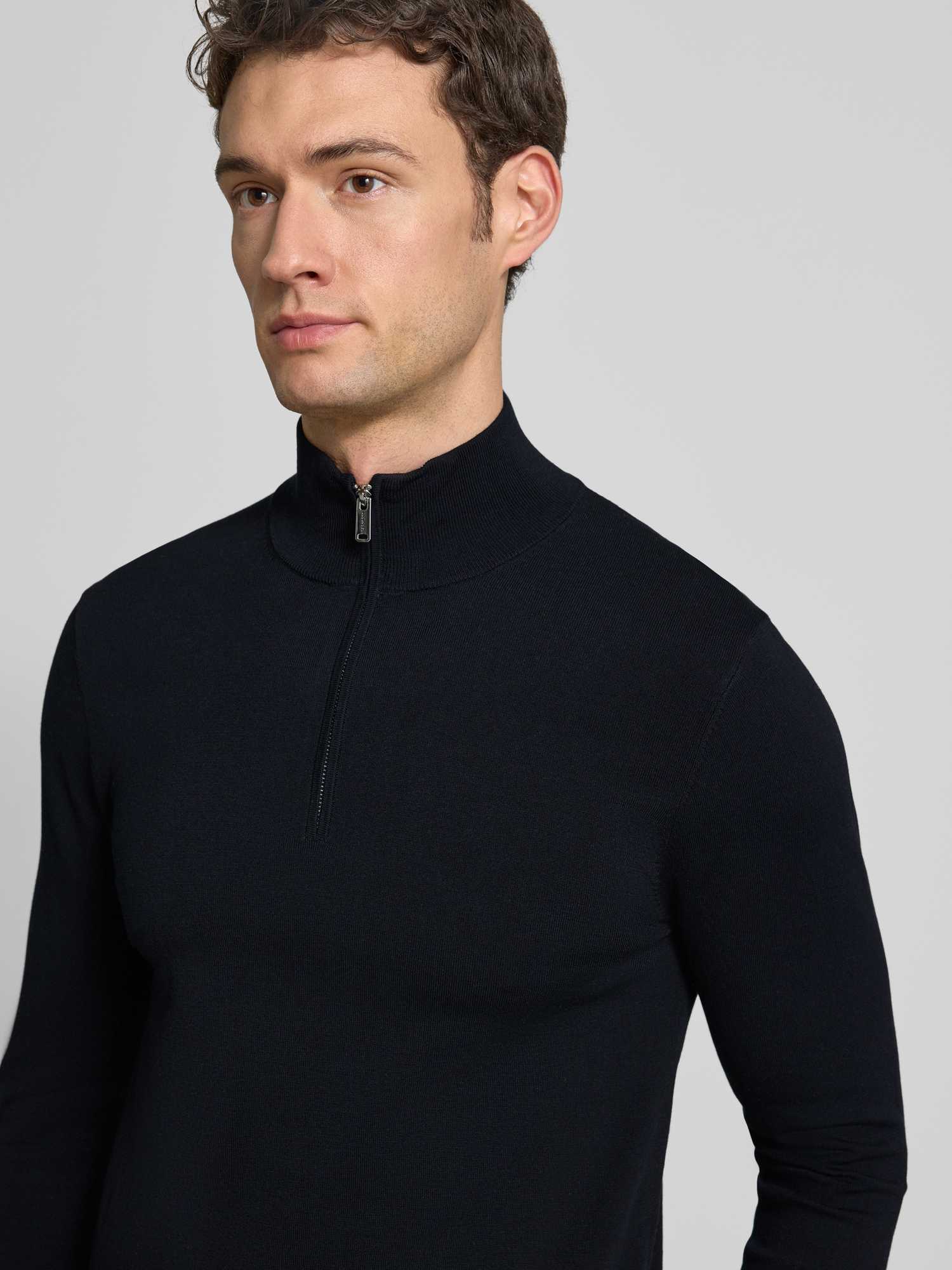 Profuomo Half Zip Pullover Luxury Navy Blau Dunkelblau Größe M - Bild 11