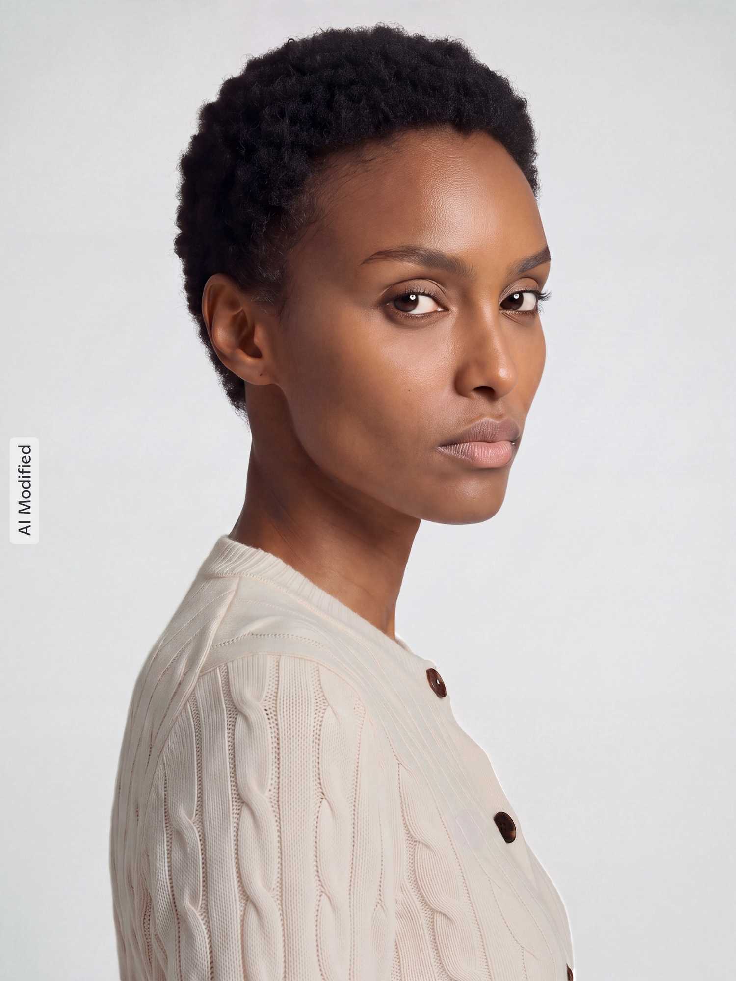 Gant Damen Weiß Strickjacke Aus Lammwolle Mit Zopfmuster In Creme - Bild 3