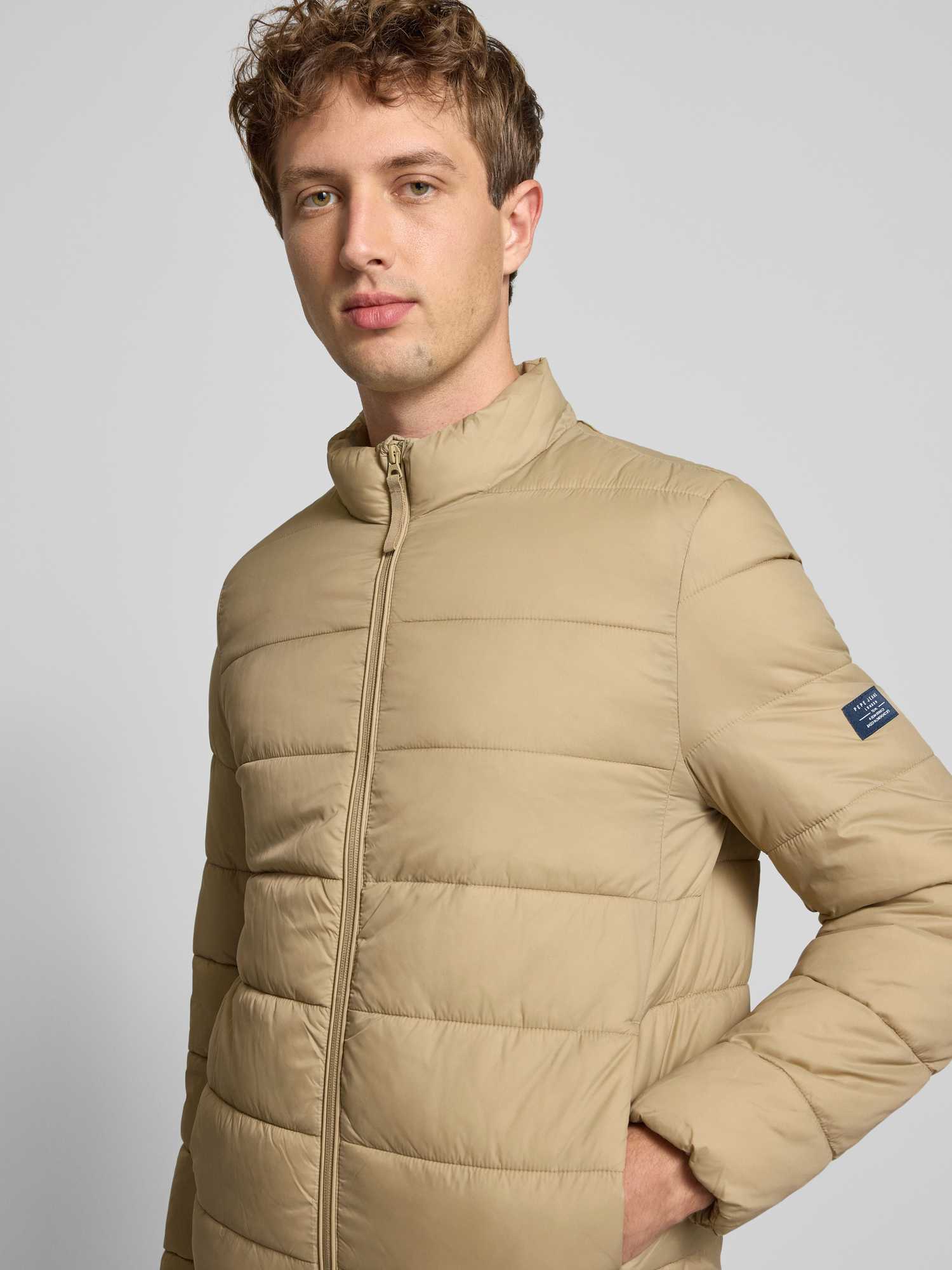 Pepe Jeans Herren Steppjacken Beige Gr. Groß - Bild 4