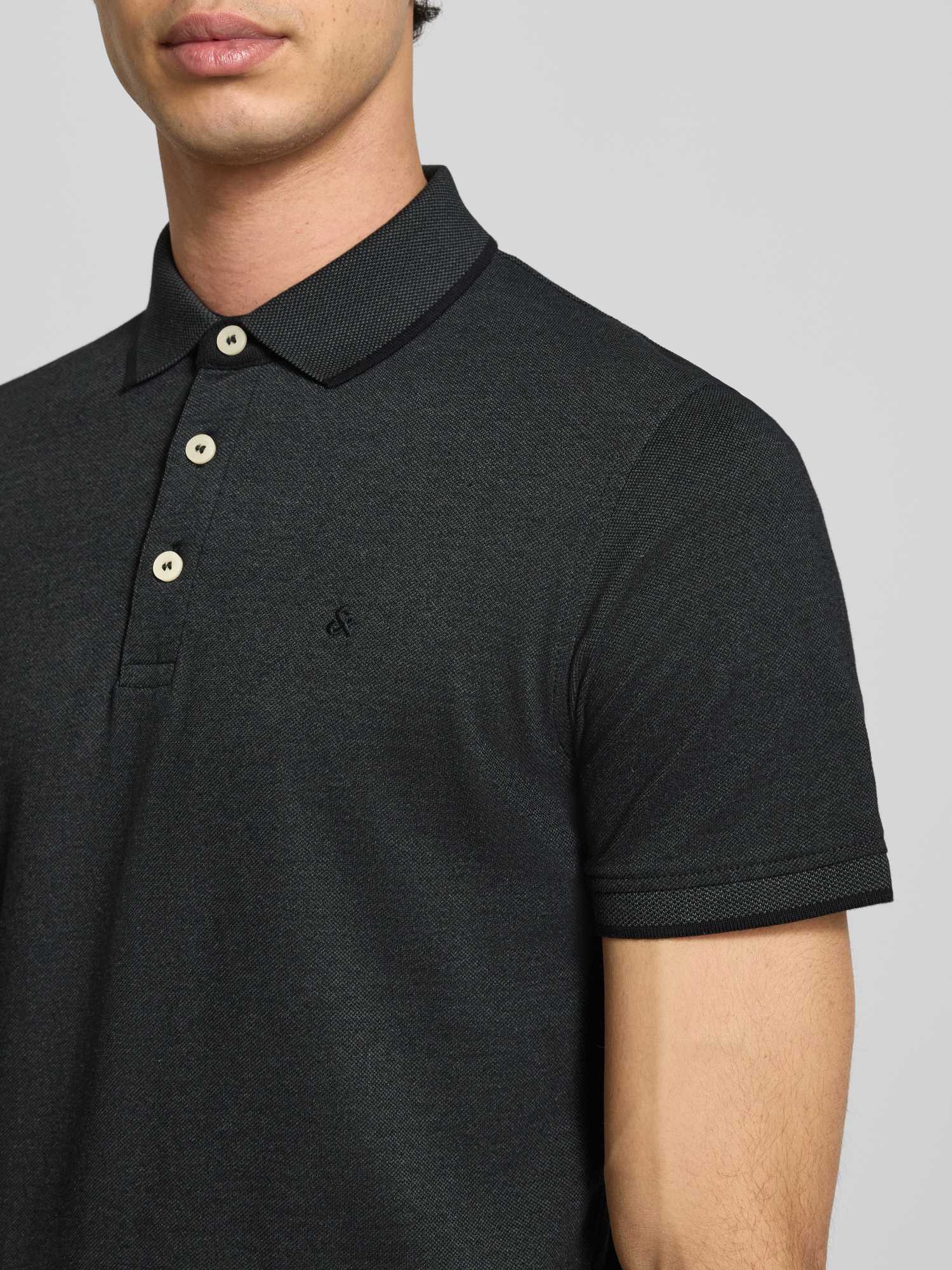 VAN GRAAF Jack & Jones Herren Grau Poloshirt Baumwolle Extra Groß - Bild 6
