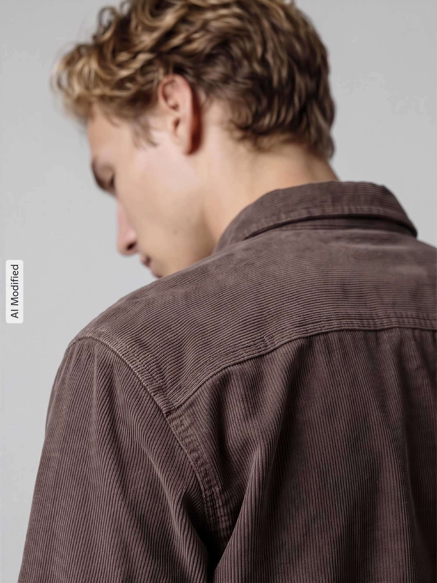 Only & Sons Onsalp Rlx 2Pkt Washd Cord Ls Shirt, Falcon - Bild 2