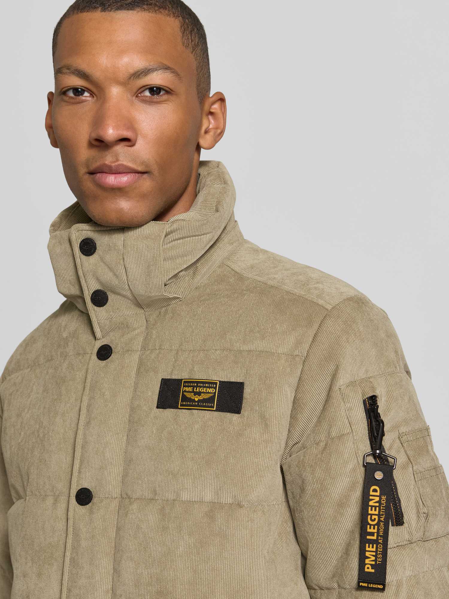 PME Legend Jacke Gobbler Corduroy Overland Trek Grün Khaki Größe M - Bild 5