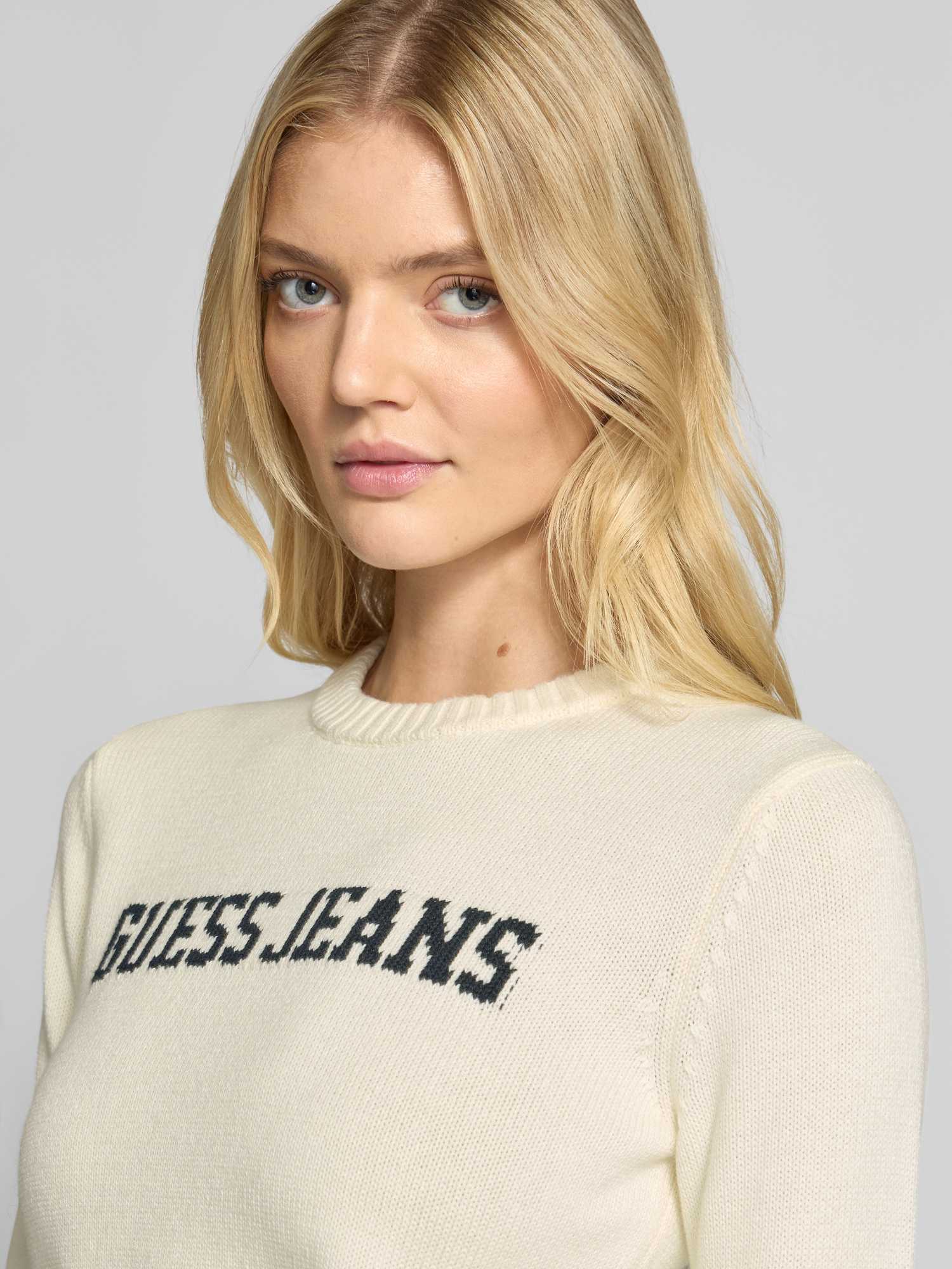 Guess , Damen, Strickwaren, Weiß, S - Bild 5