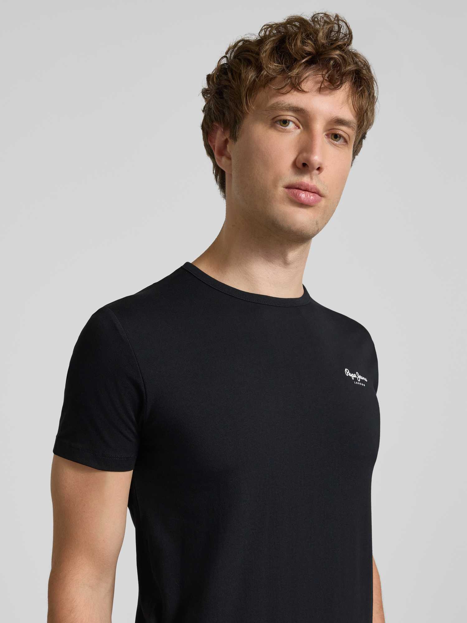Pepe Jeans Herren Schwarz T-Shirt - Bild 6