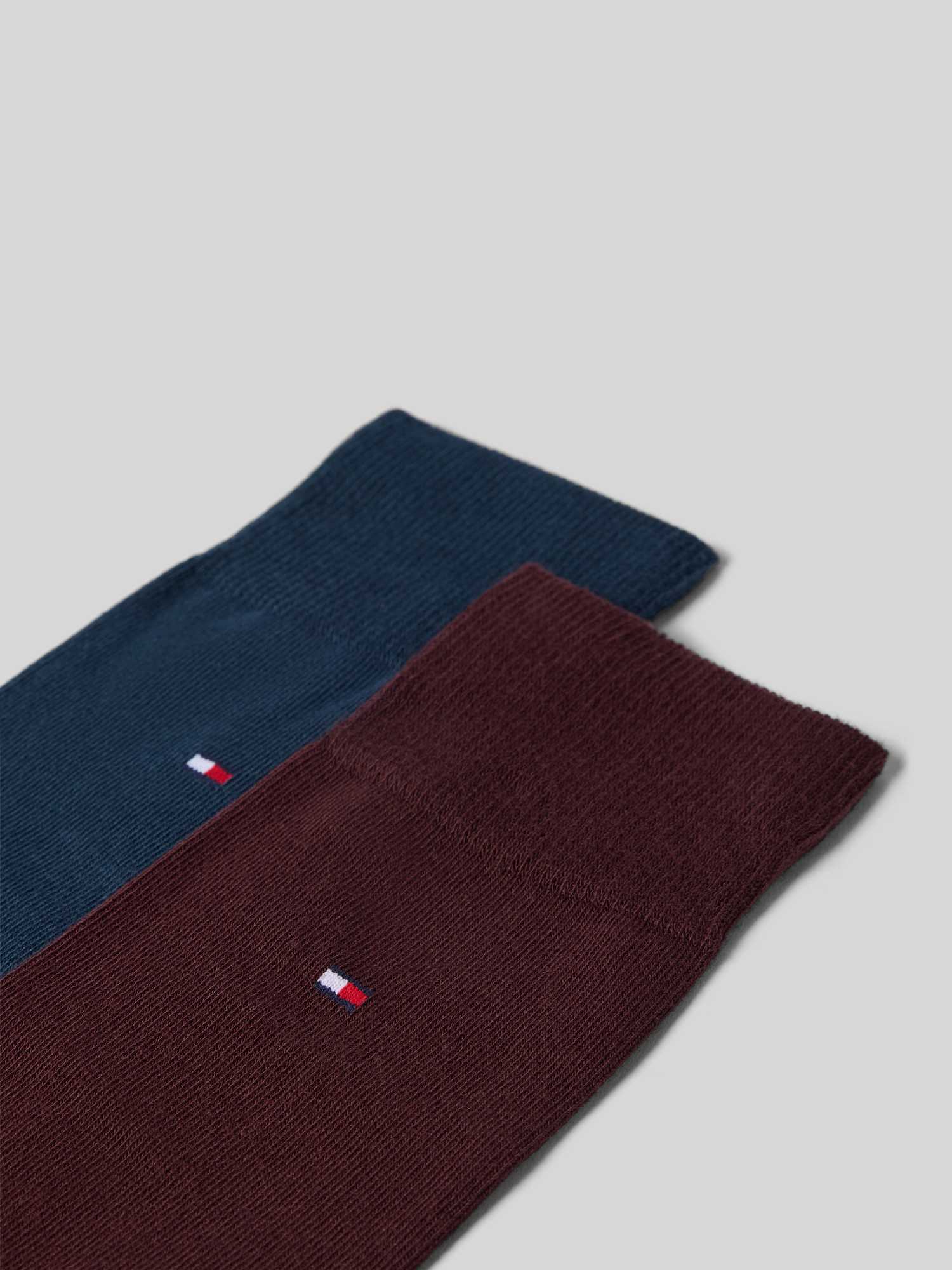 Tommy Hilfiger Herren Deep Rouge Socken "Th Men Sock Classic 2P" 2 Paar Mit Eingestricktem Flag-Logo von Baur - Bild 6