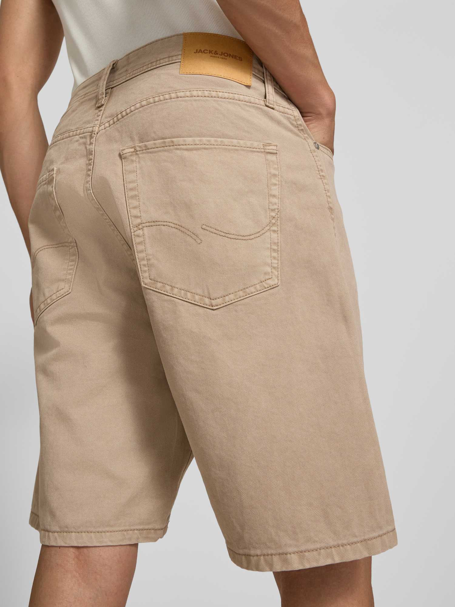 Jack & Jones Herren Bermuda Shorts Straight Fit Beige Gr. S - Bild 2