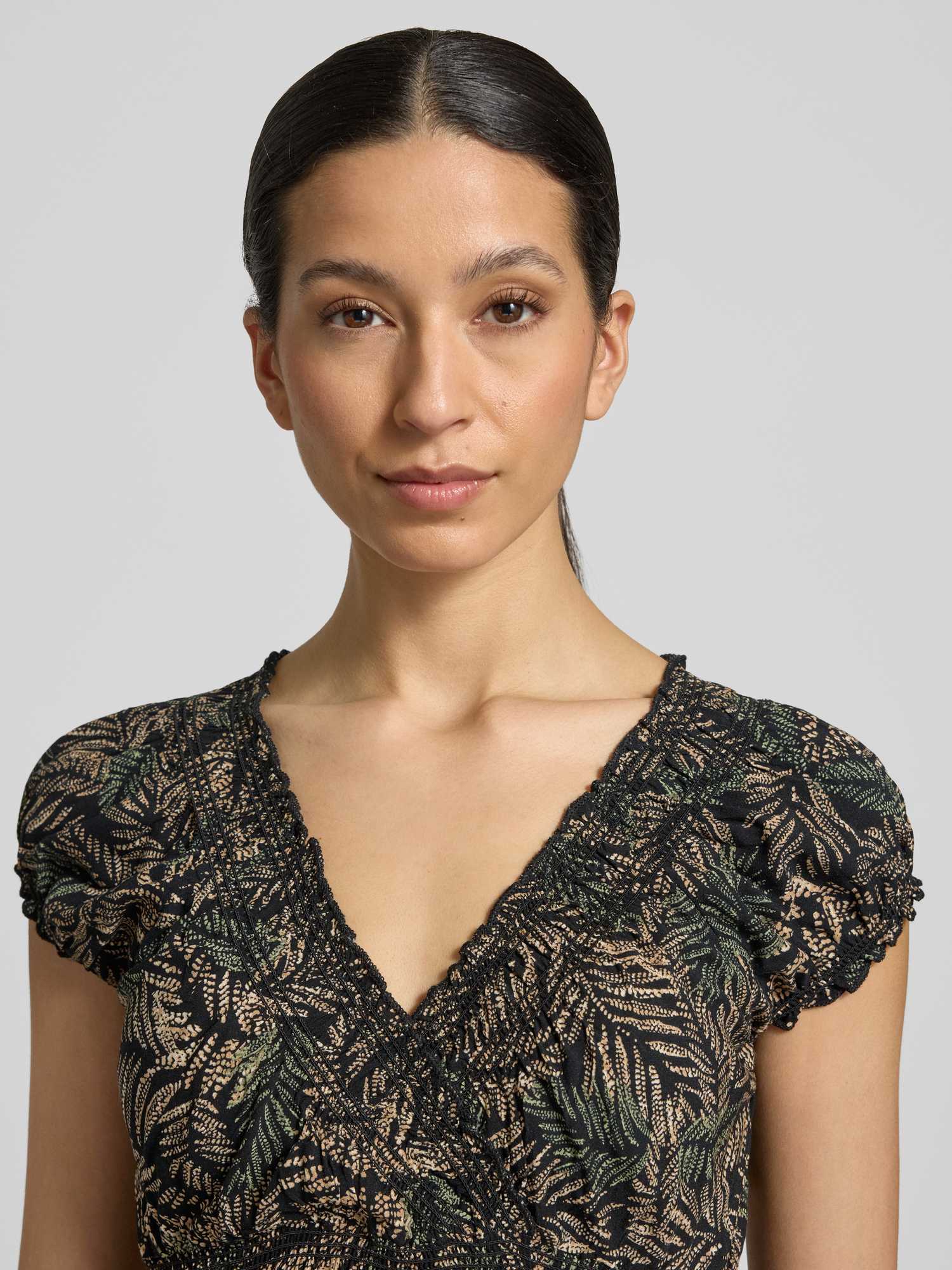 VAN GRAAF Apricot Damen Khaki Maxikleid Viskose Grün, Größe 34 - Bild 3