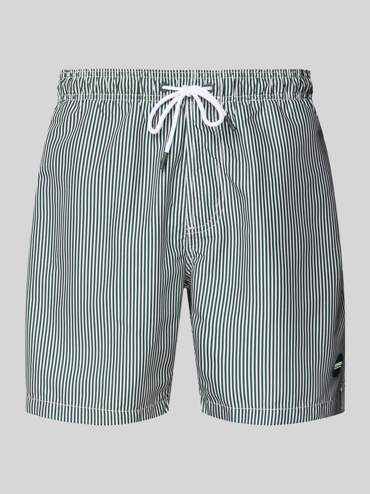 Regular fit zwembroek met labelpatch, model ‘Mike’