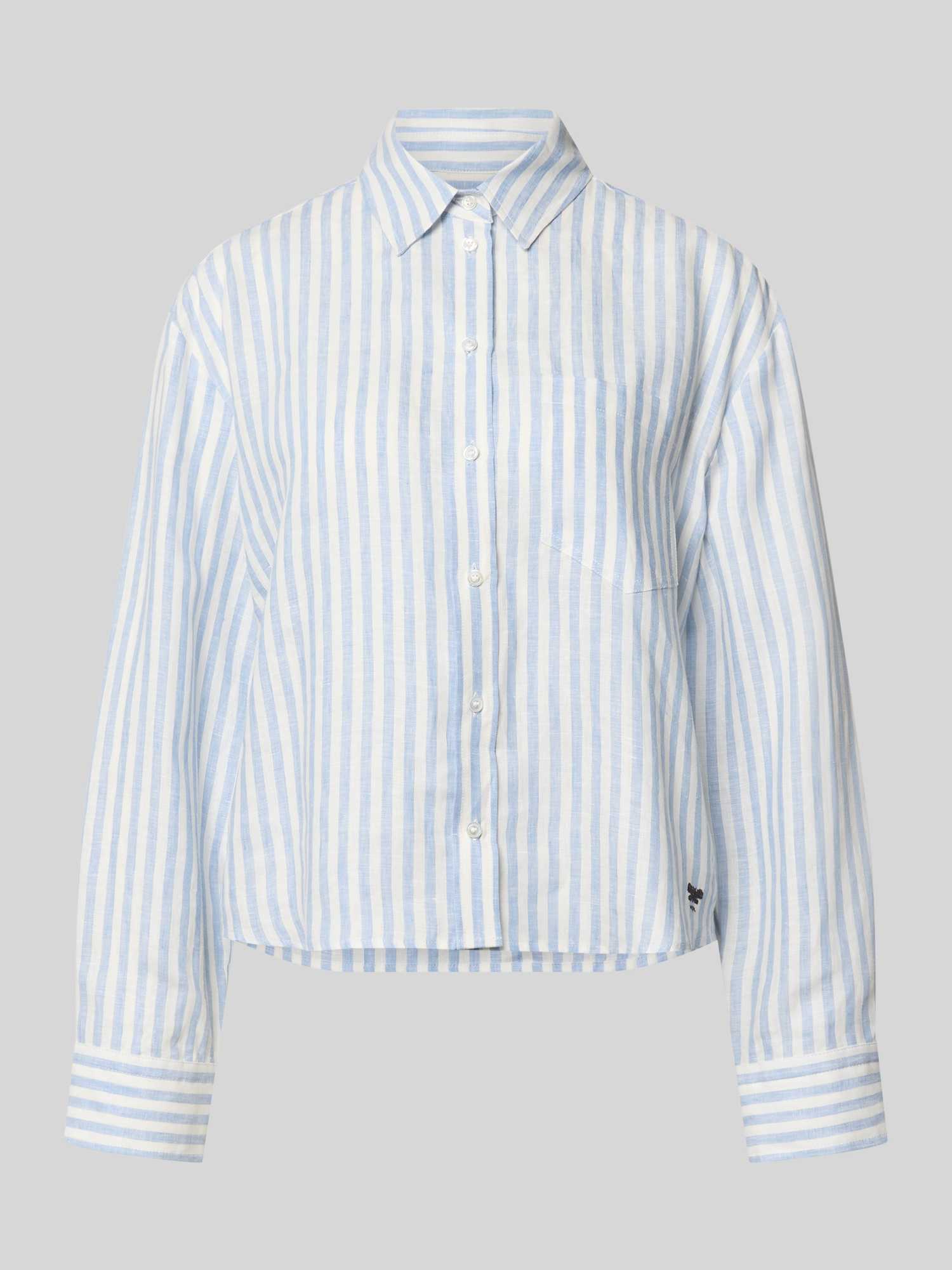 Weekend Max Mara Dames Blouses Lange Mouw In Blauw/Turquoise Maat 38 