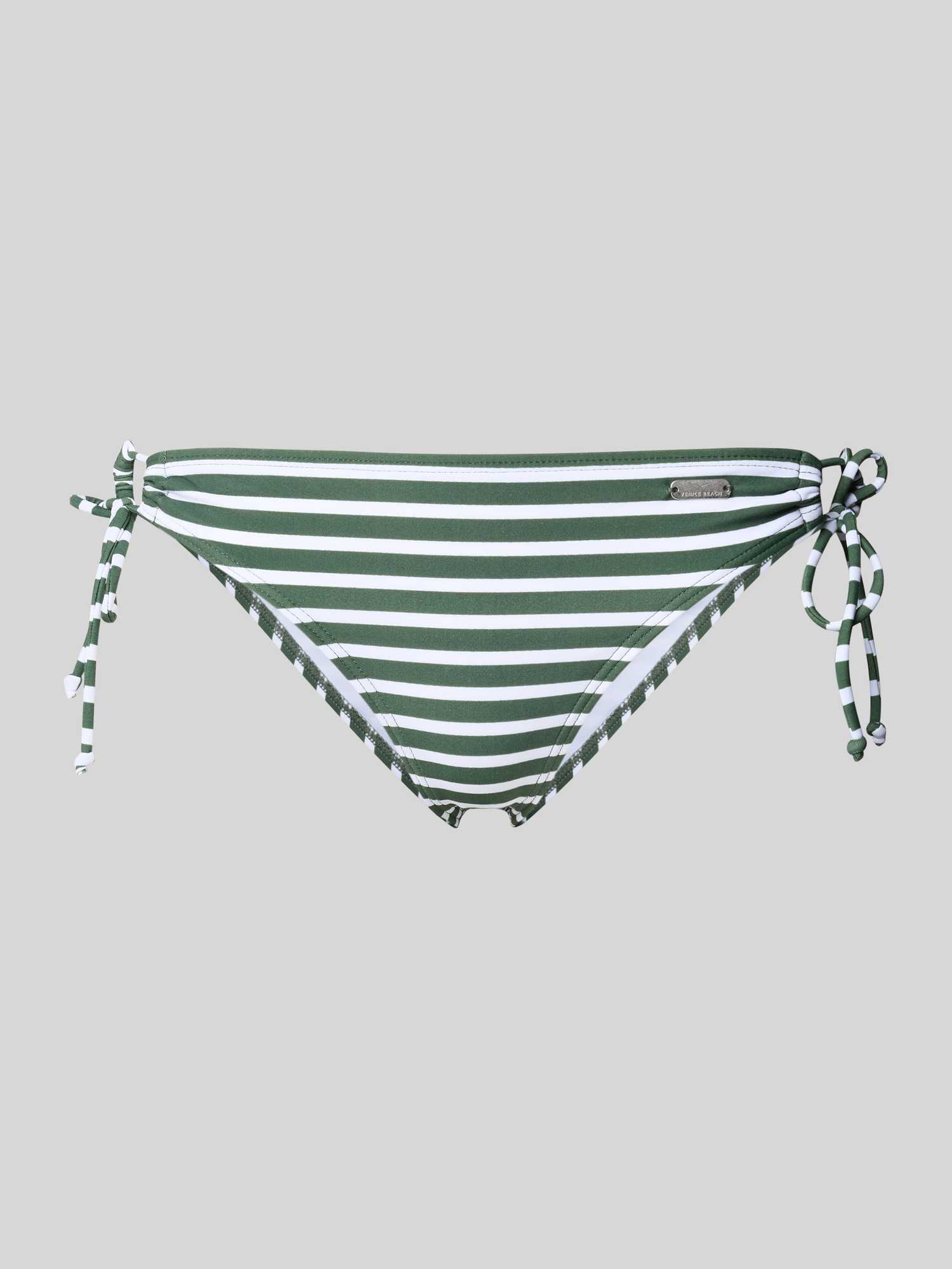 Bikinislip met vetersluiting opzij