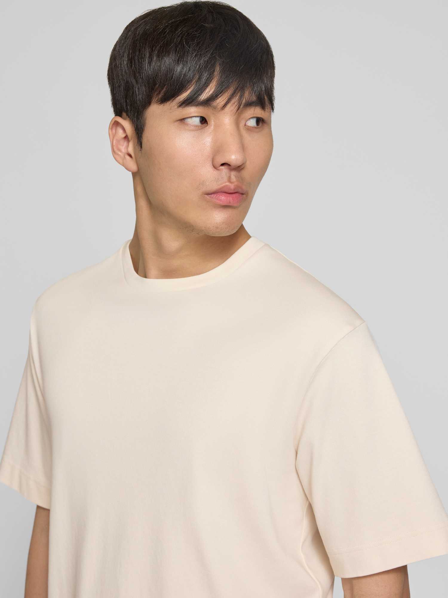 Profuomo - T-Shirt - Bio-Baumwolle - XXL - Offwhite - Bild 2