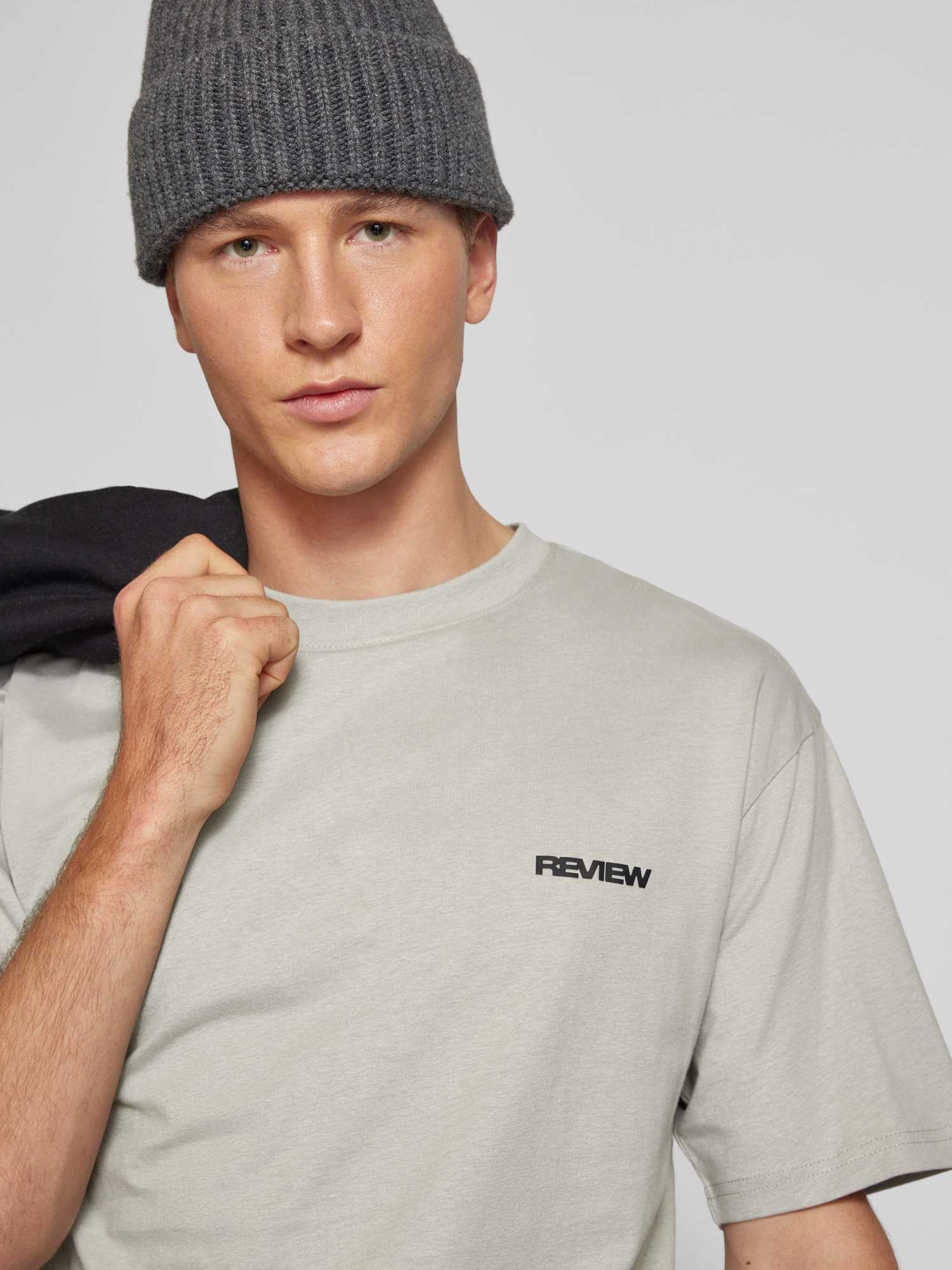 REVIEW - Herren - T-Shirt - L - Mittelgrau - Bild 2