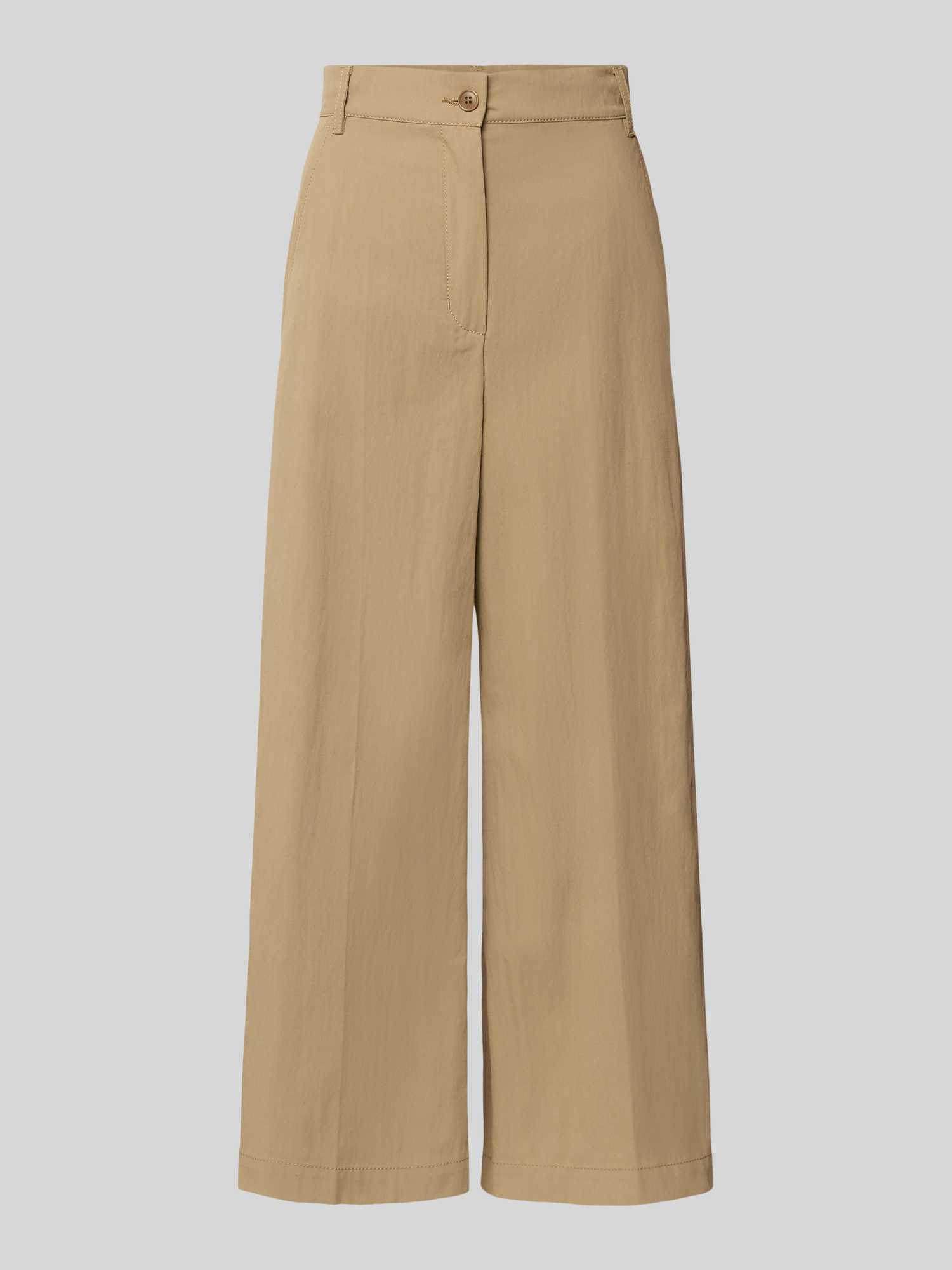Weekend Max Mara Dames Wijde Broeken In Bruin Maat 38 