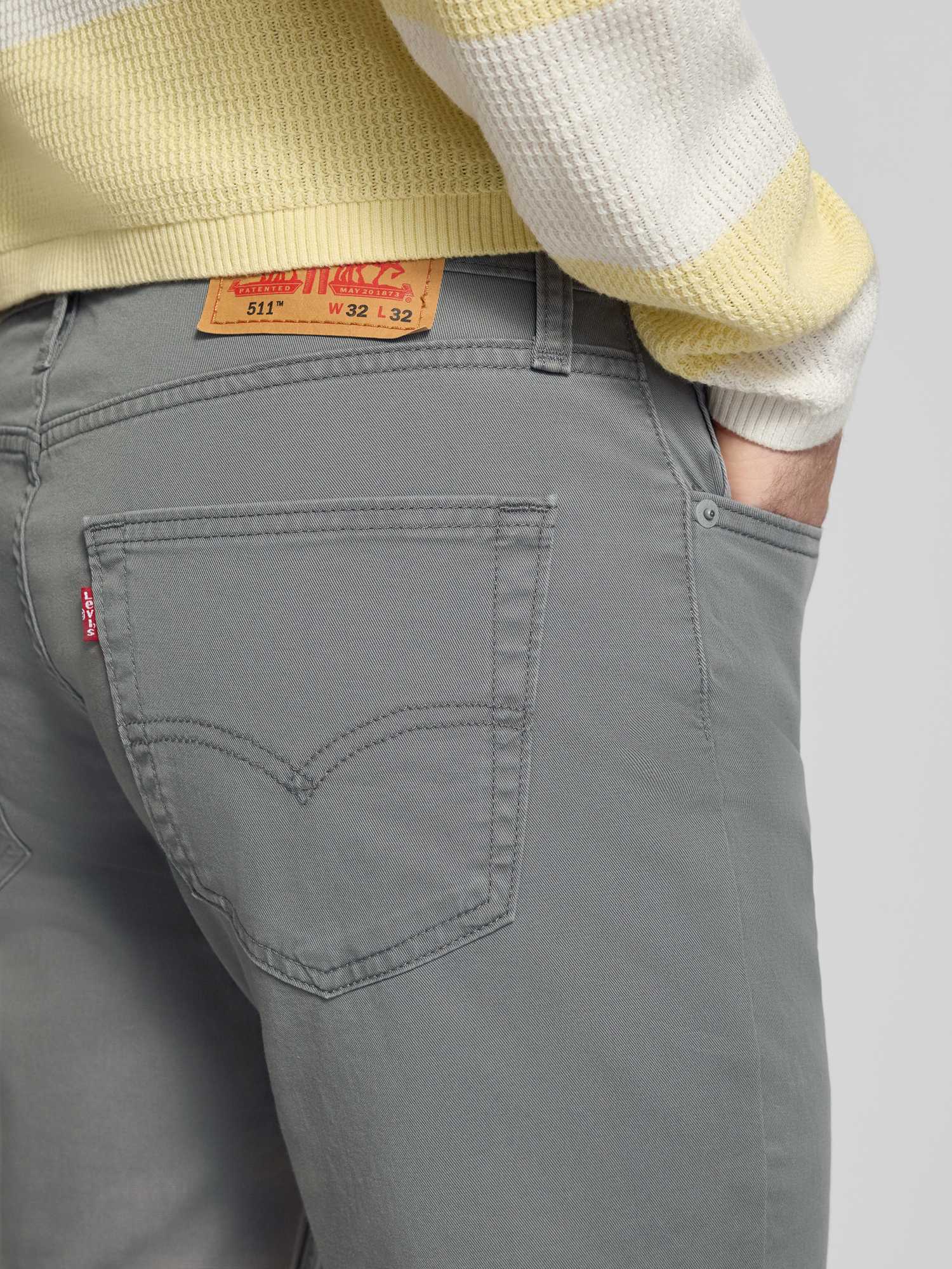 Levi's® Herren Levi's Slim Fit Jeans Grau Gr. 36/32 - Bild 4