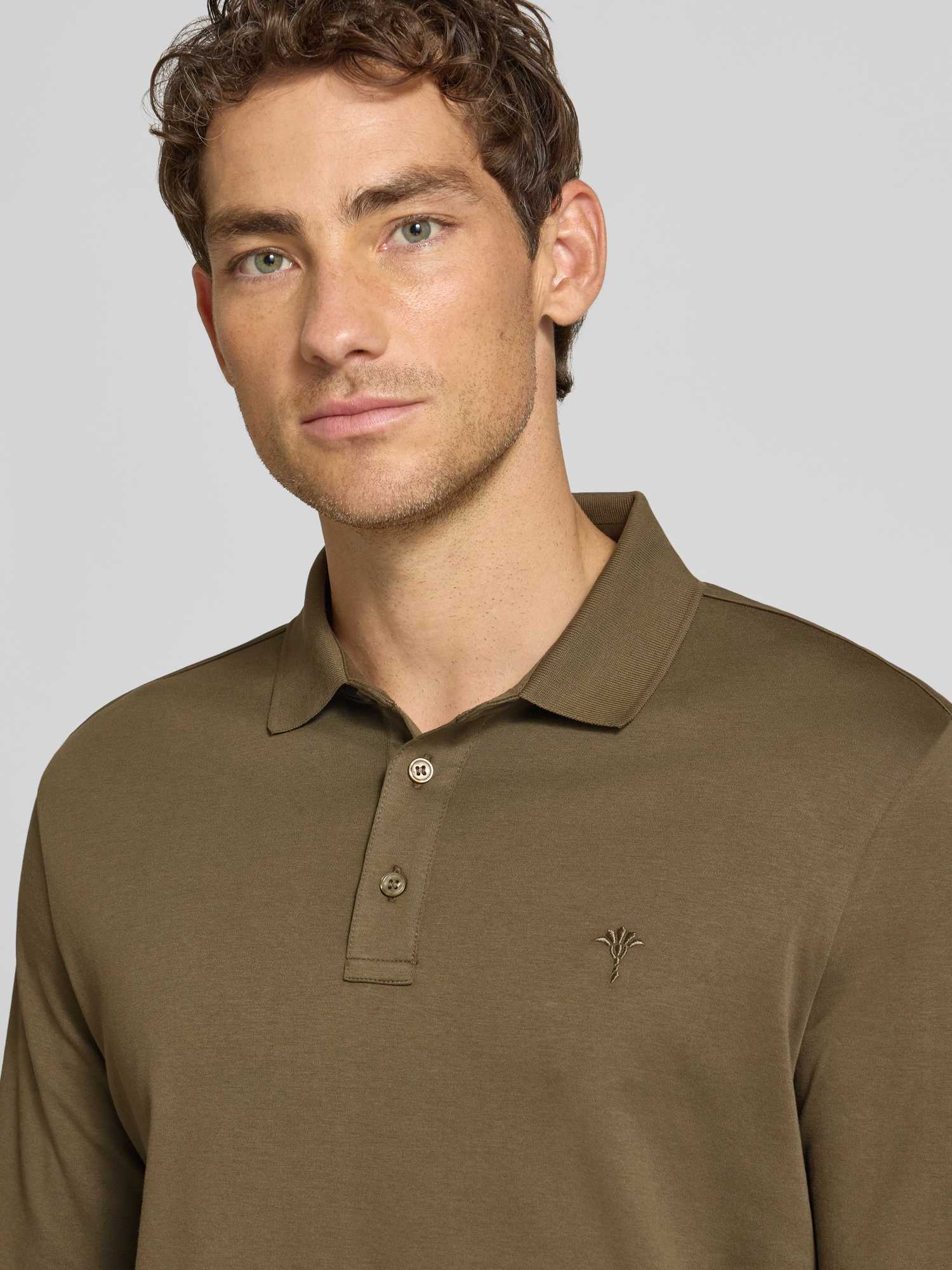 Joop! Herren Grün Polo-Shirt Baumwoll-Jersey - Bild 3