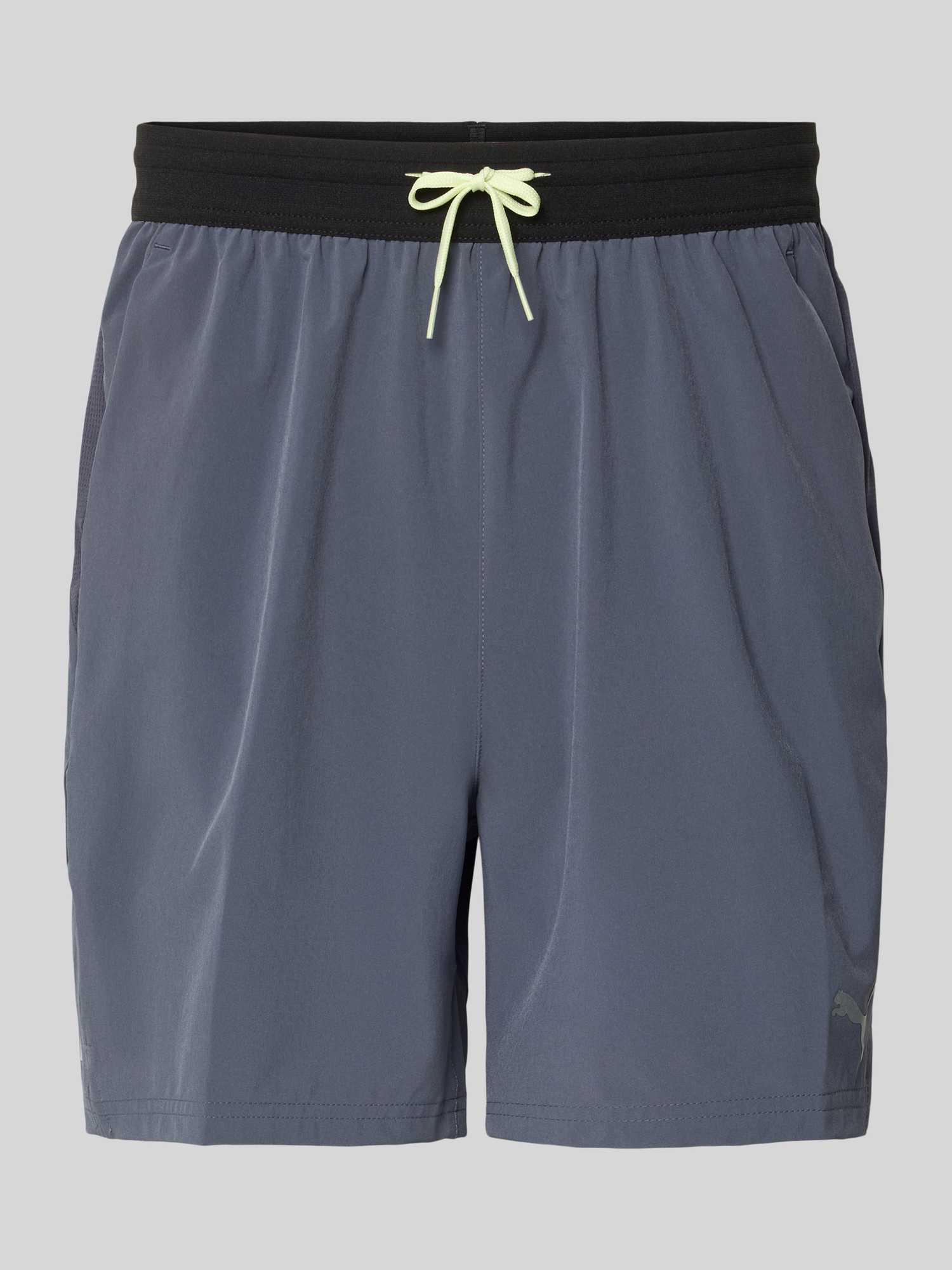 Short met elastische band en logo