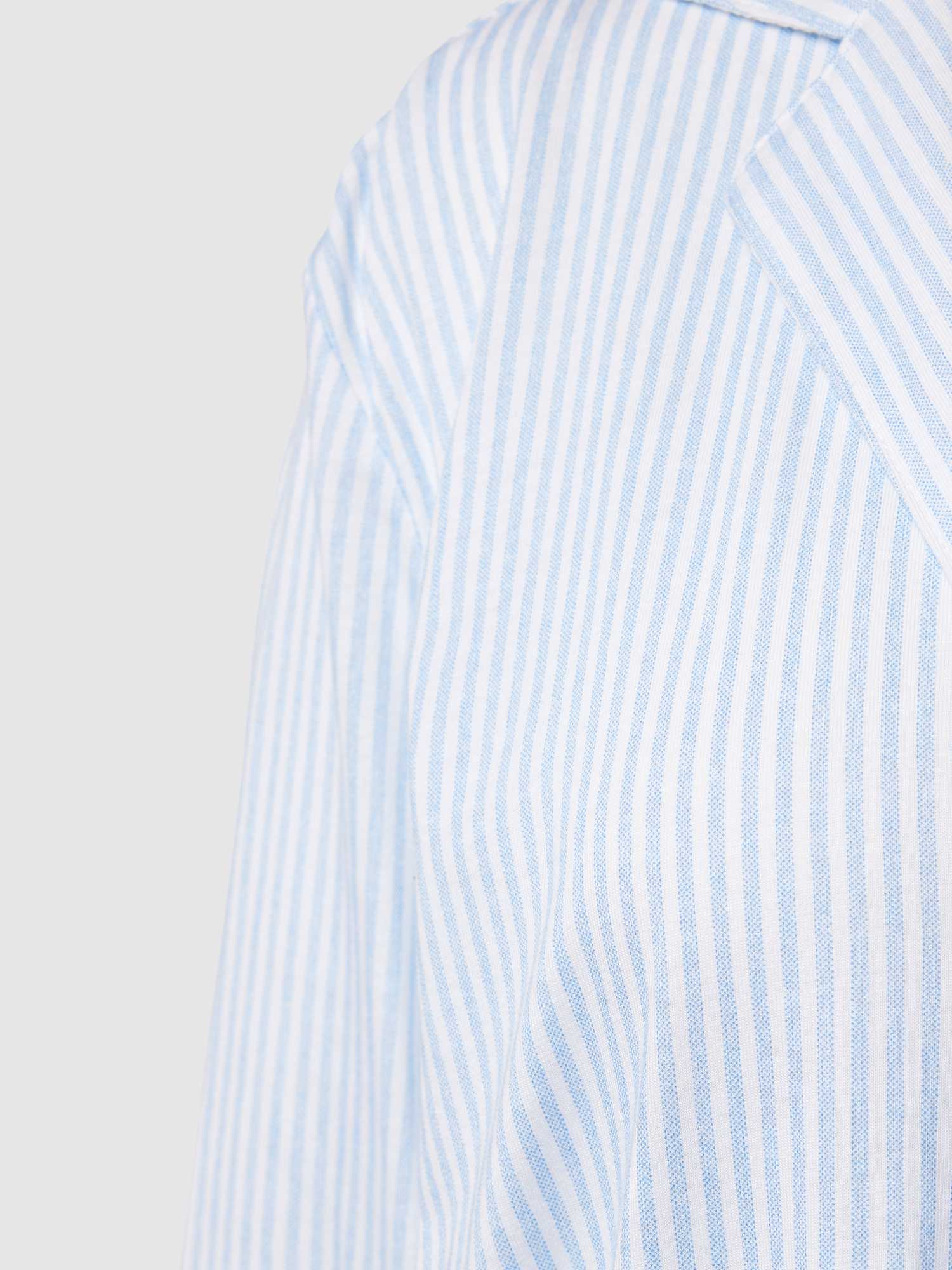 Lascana S.o Summer Stripes Long Shirt, Blue Stripes - Bild 3