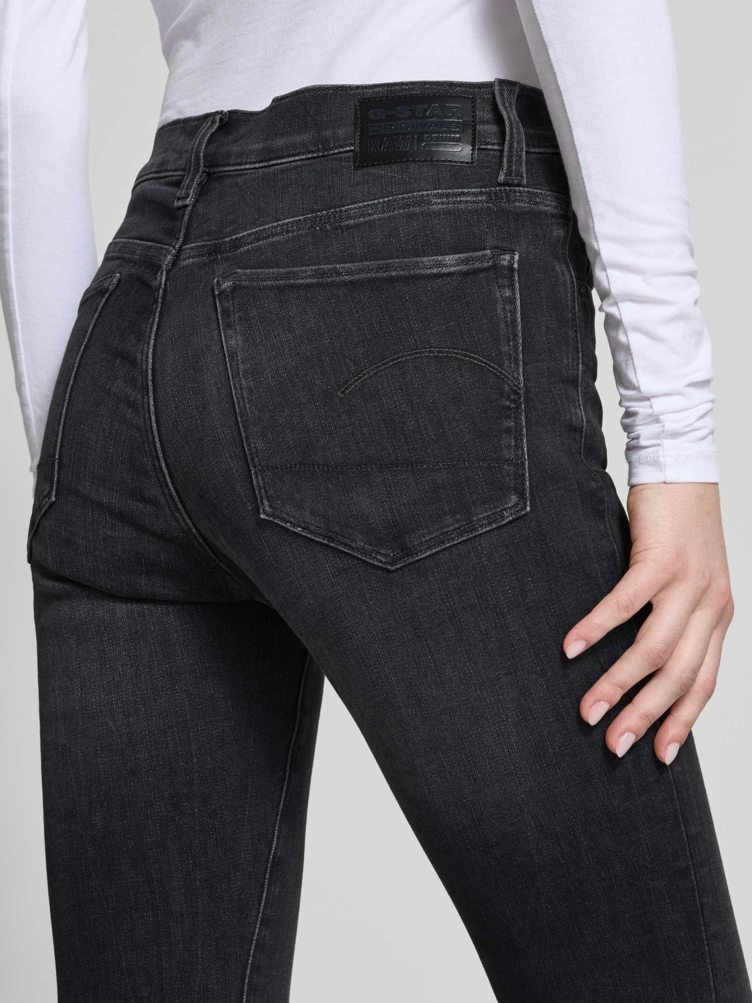 G-Star - 3301 Skinny Wmn Faded Black Magnet - Gr. - 32 - Bild 4