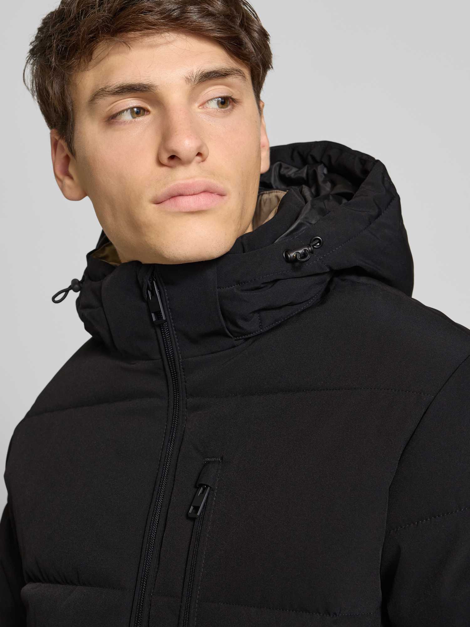 Jack & Jones, Herren, Winterjacken, Jjeowen Puffer Sn, Beige, Grau, (L, XXL) - Bild 3