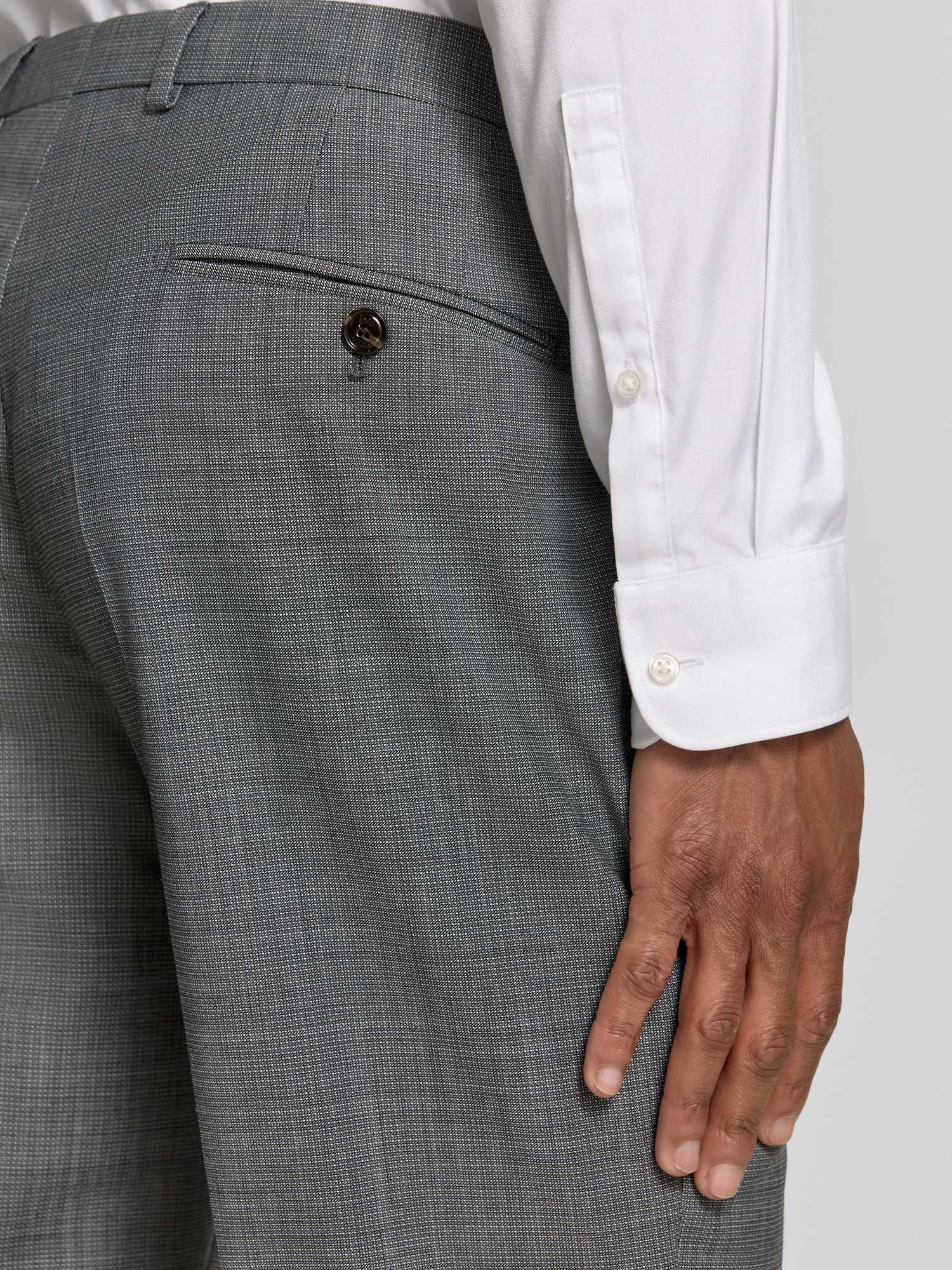 Joop! Herren Grau Hose Wolle Meliert - Bild 5