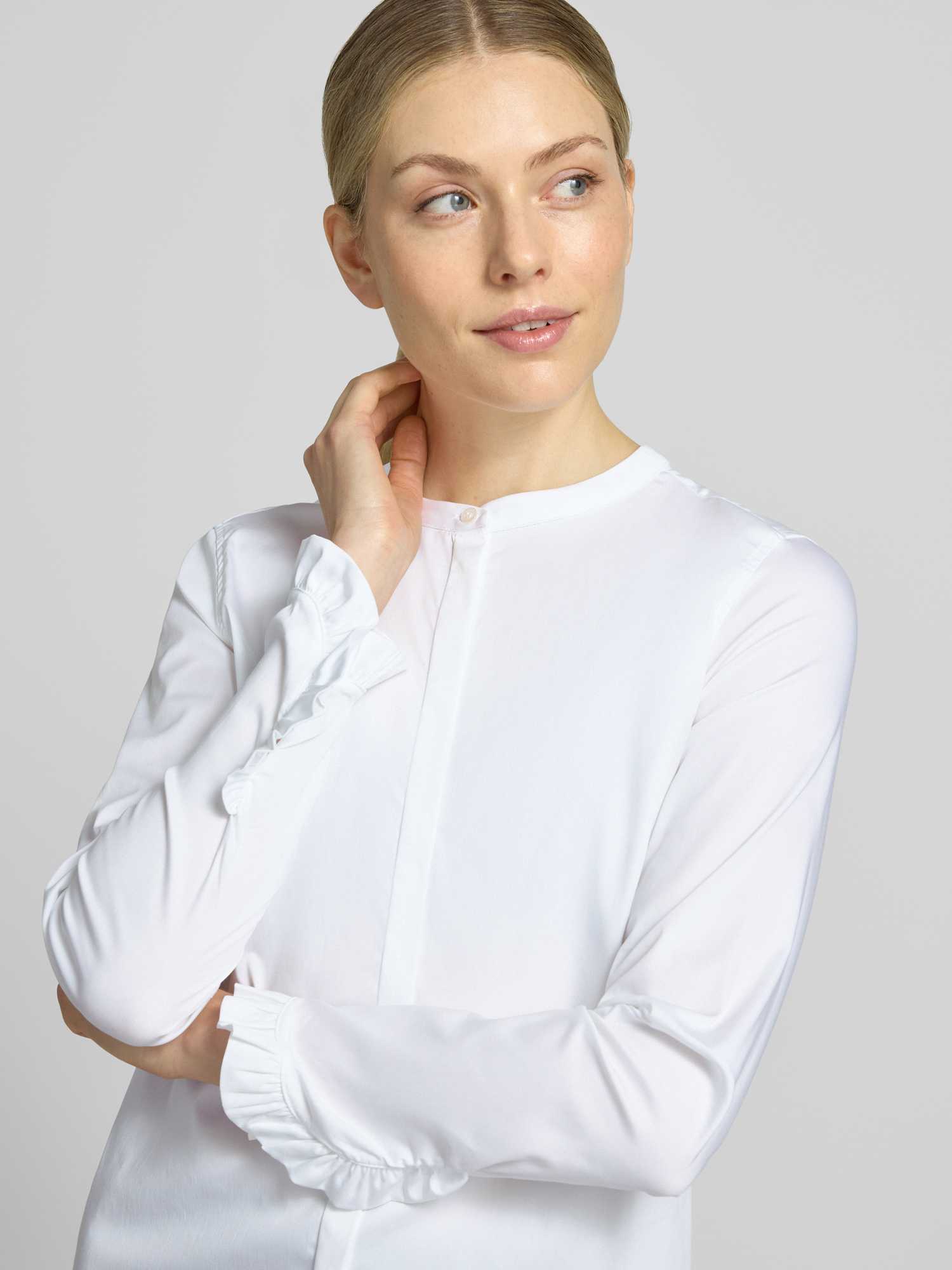 VAN GRAAF Mos Mosh Damen Weiß Bluse Baumwolle Groß - Bild 4
