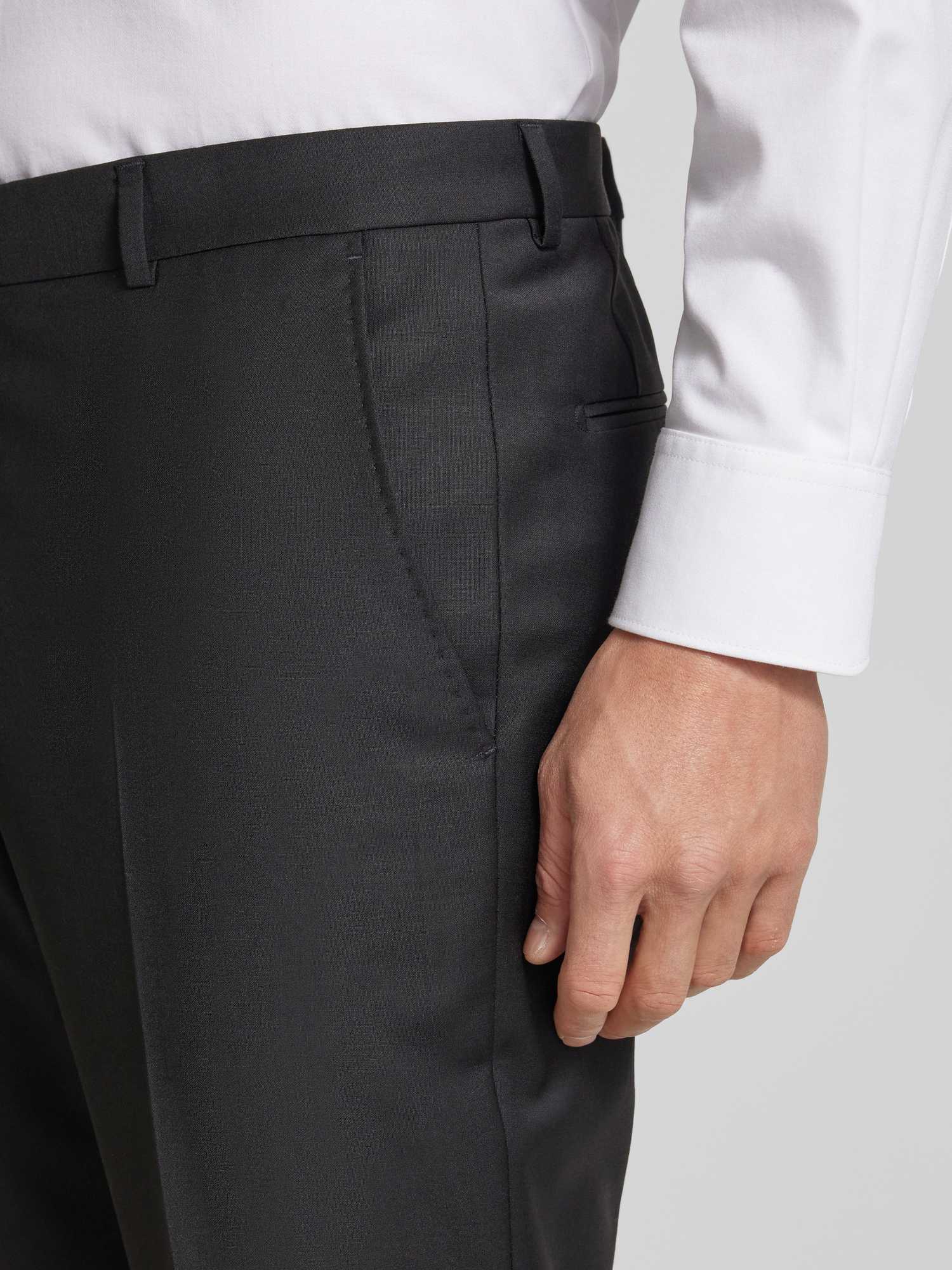 Joop! Herren Schwarz Hose Wolle - Bild 4