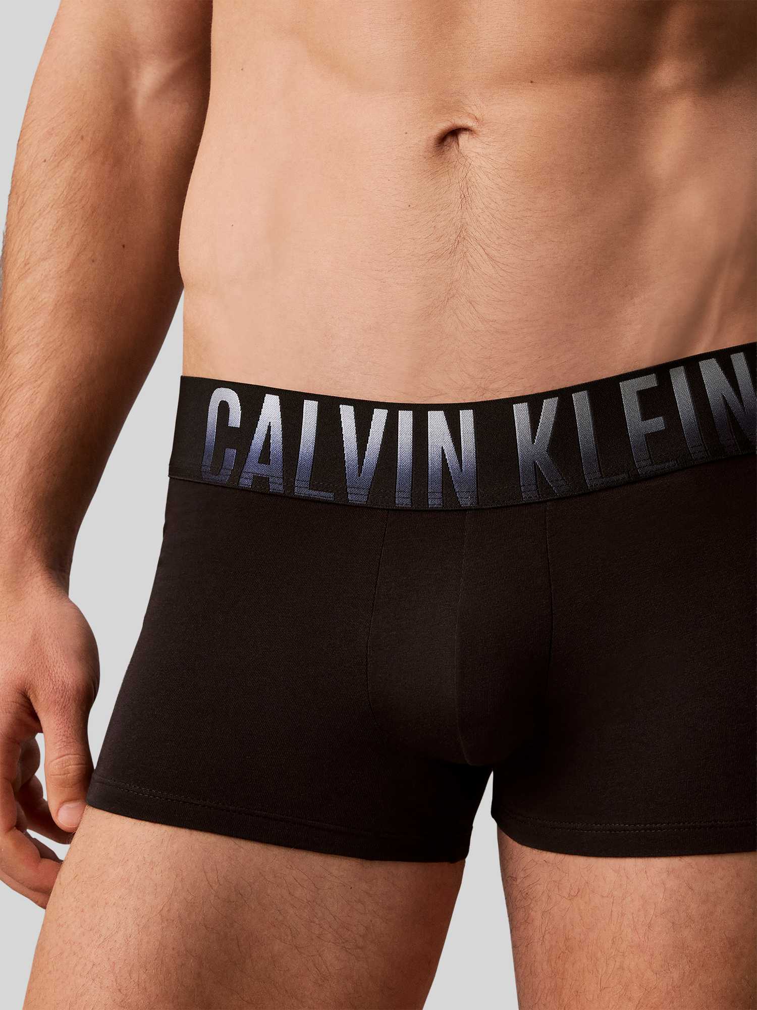 Calvin Klein Underwear 3er-Pack Herren Trunks in Schwarz aus Baumwoll-Jersey mit elastischem Logo-Bund in Größe L - Bild 5