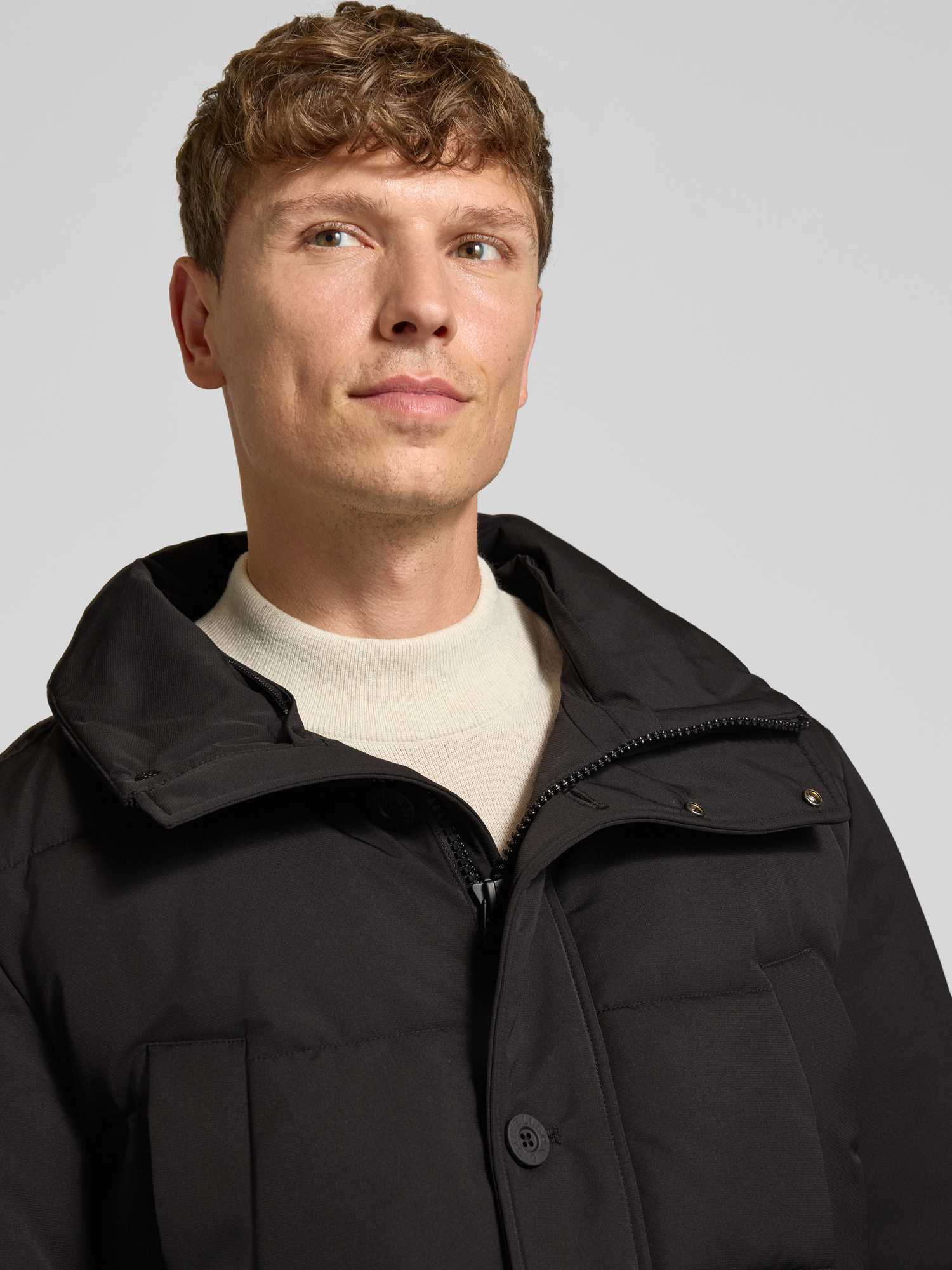 Strellson Herren Steppjacke Piazza Schwarz Größe 52 aus Polyester - Bild 4