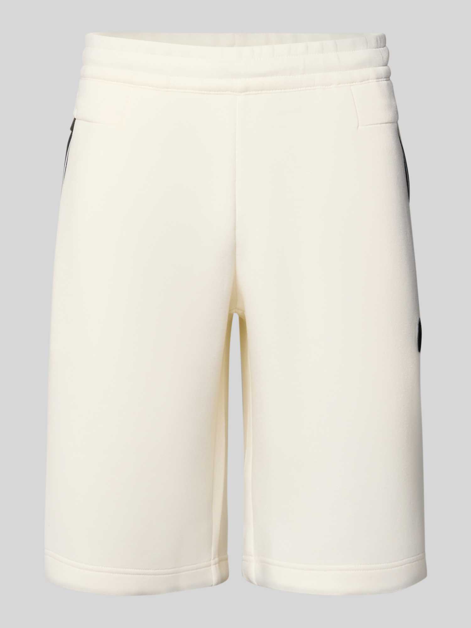 Ea7 Emporio Armani Armani Heren Sweatshorts In Wit/Beige Maat Grote Maat XXXL 