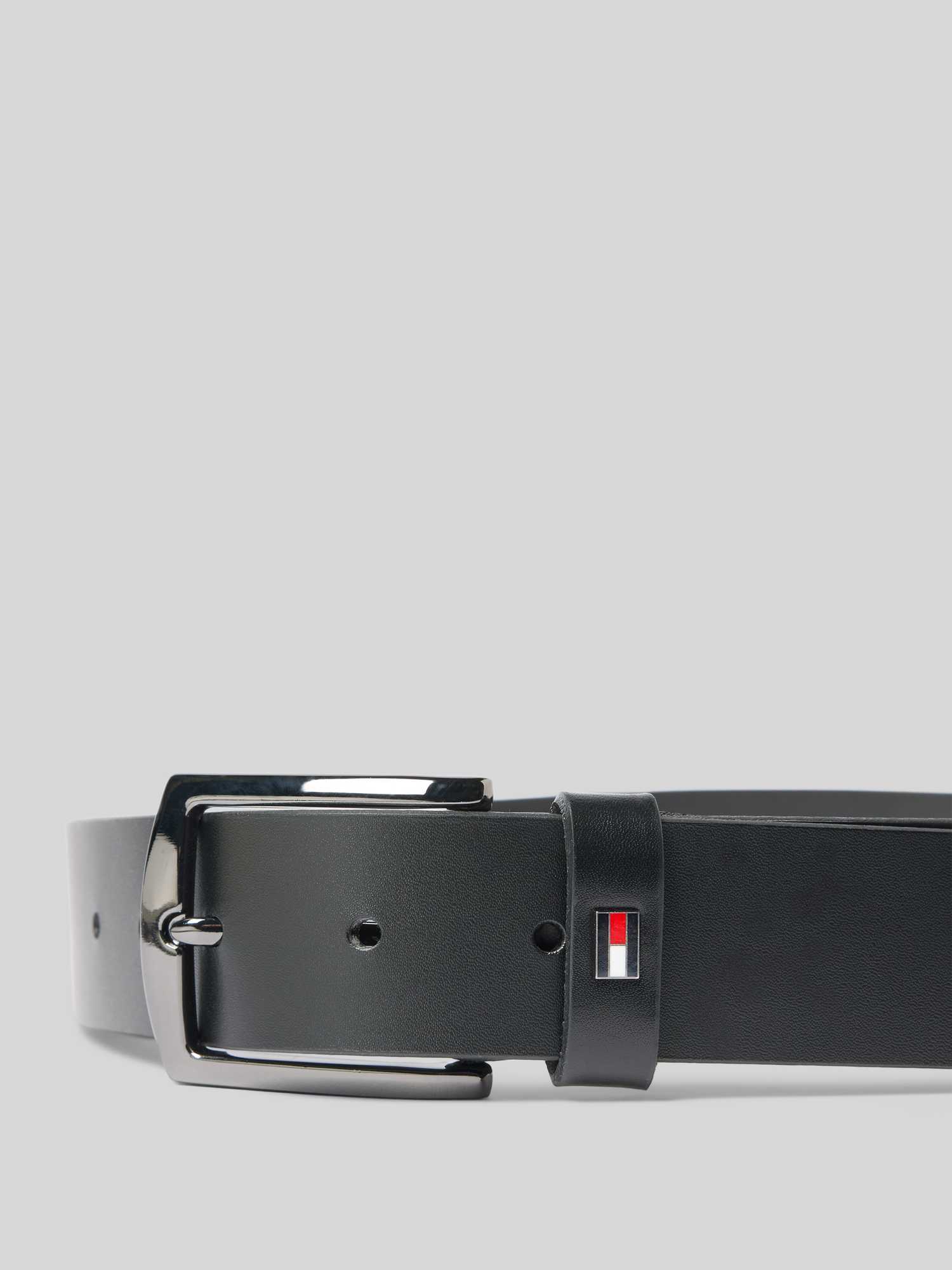 Tommy Hilfiger - Ledergürtel - Schwarz - 90 - Image 2