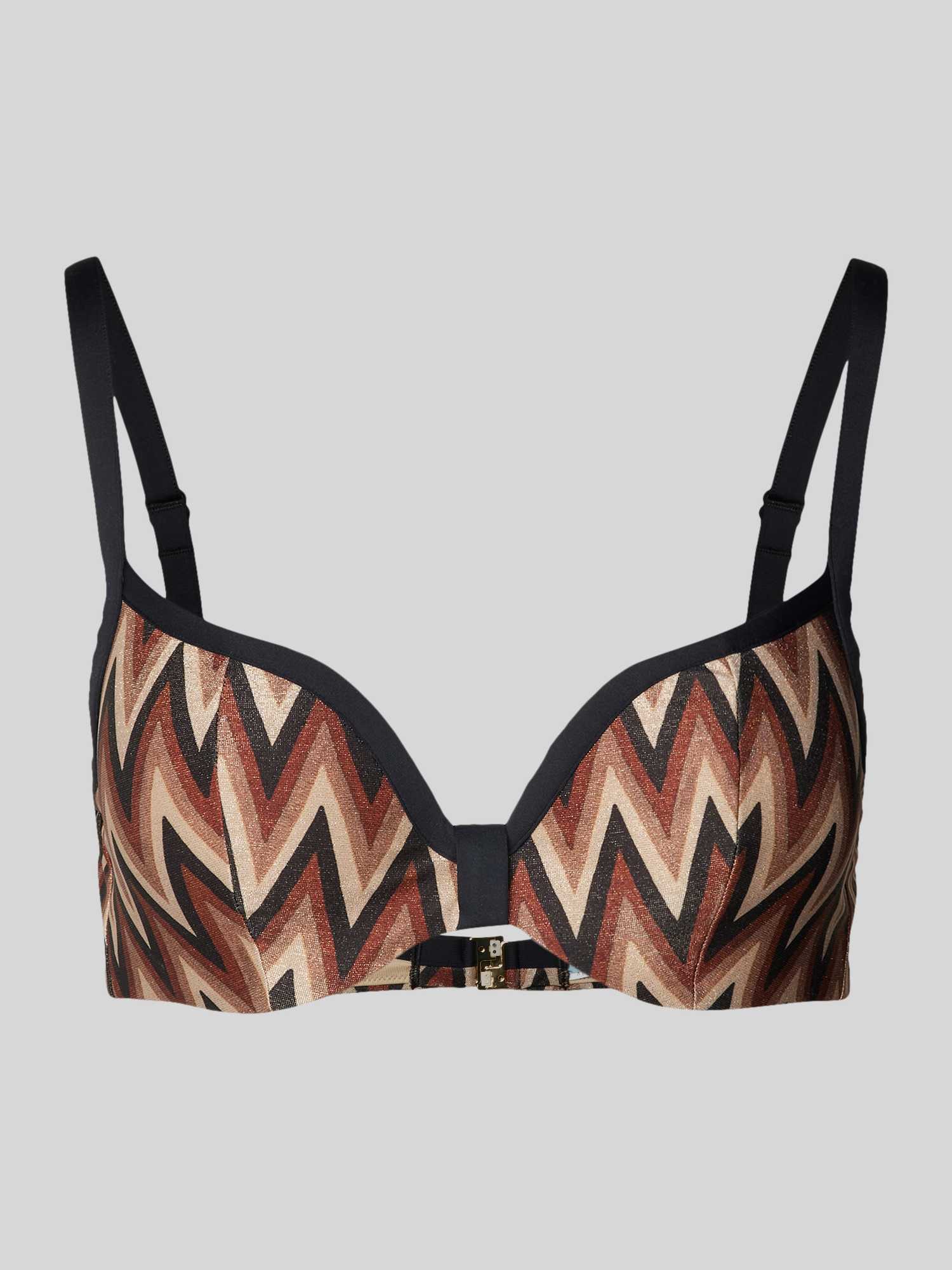 Bikinitop met grafisch motief, model ‘ANA’