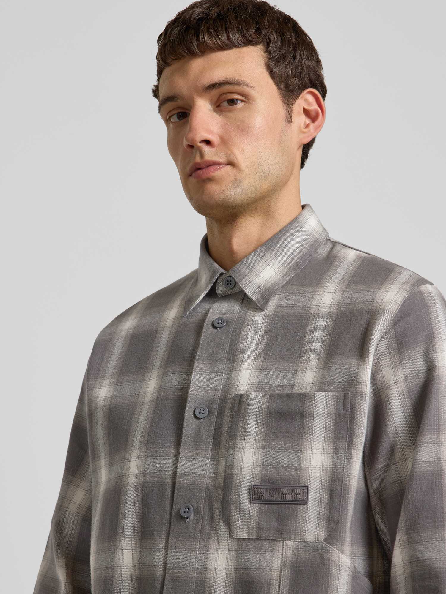 Armani Exchange - Hemd - Herren - Grau - XL - Bild 2