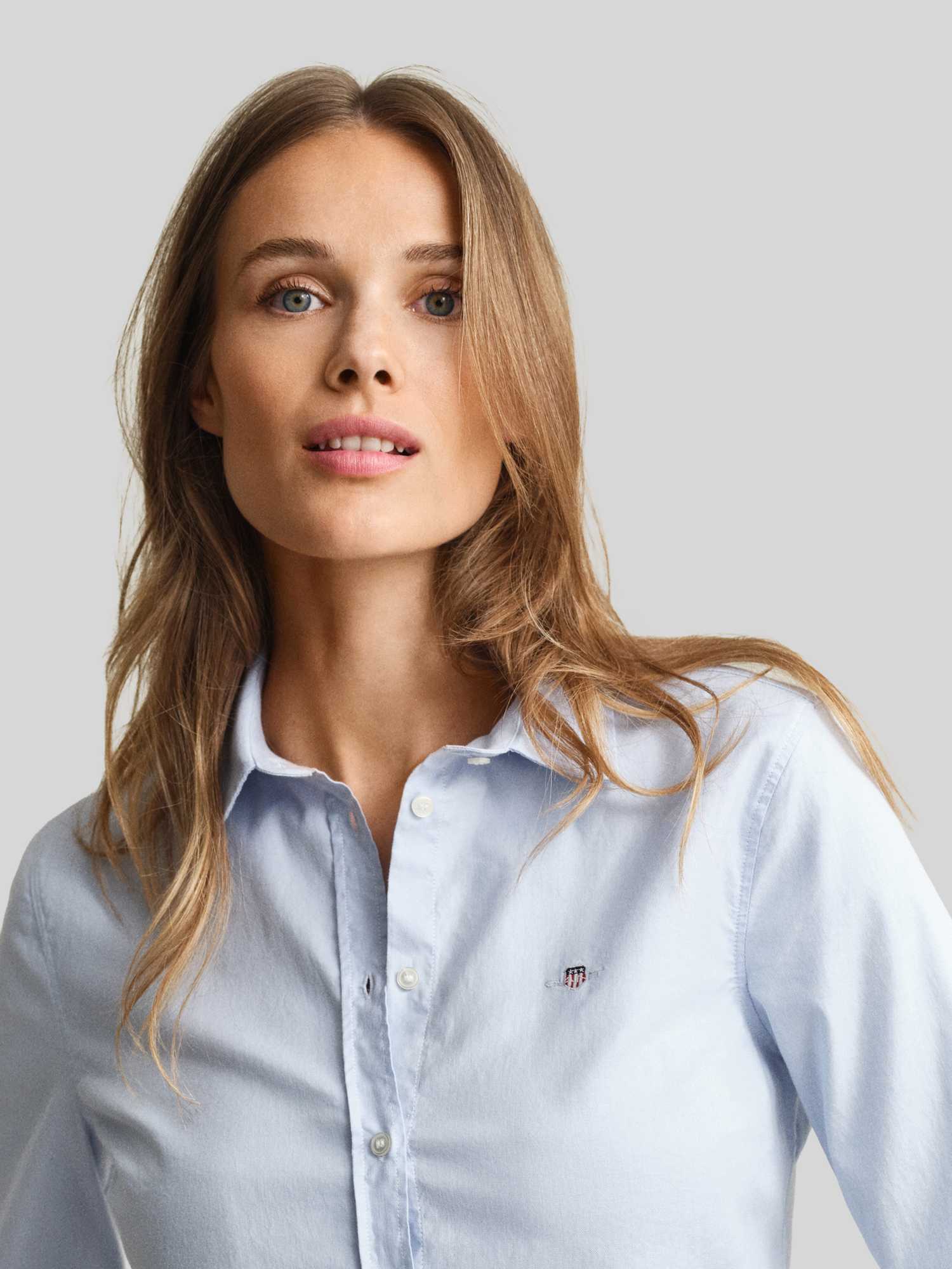 Gant Damen Hemdblusen Blau Gr. 42 - Bild 5