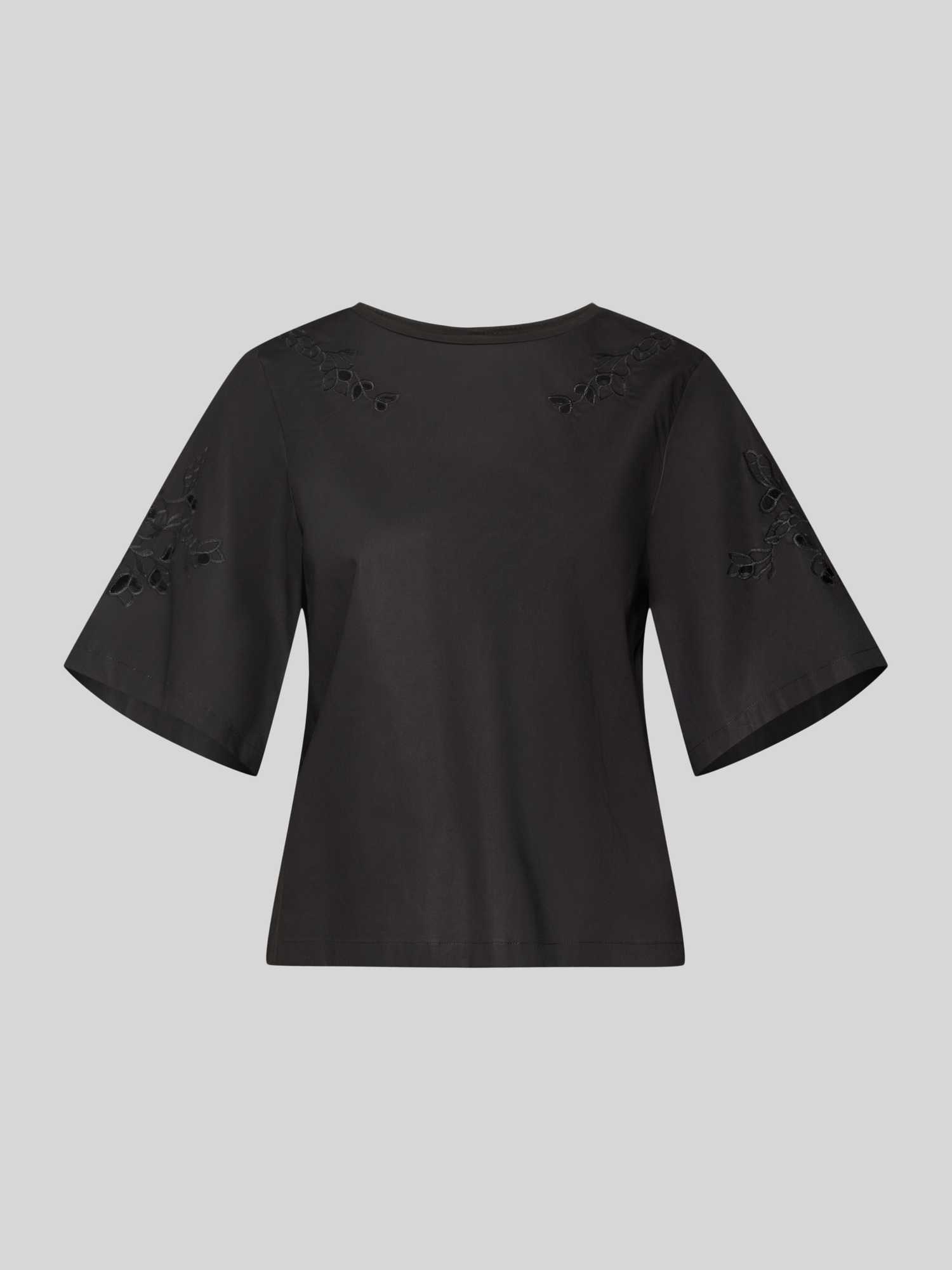 Weekend Max Mara Dames Blouses Korte Mouw In Schwarz Maat Small