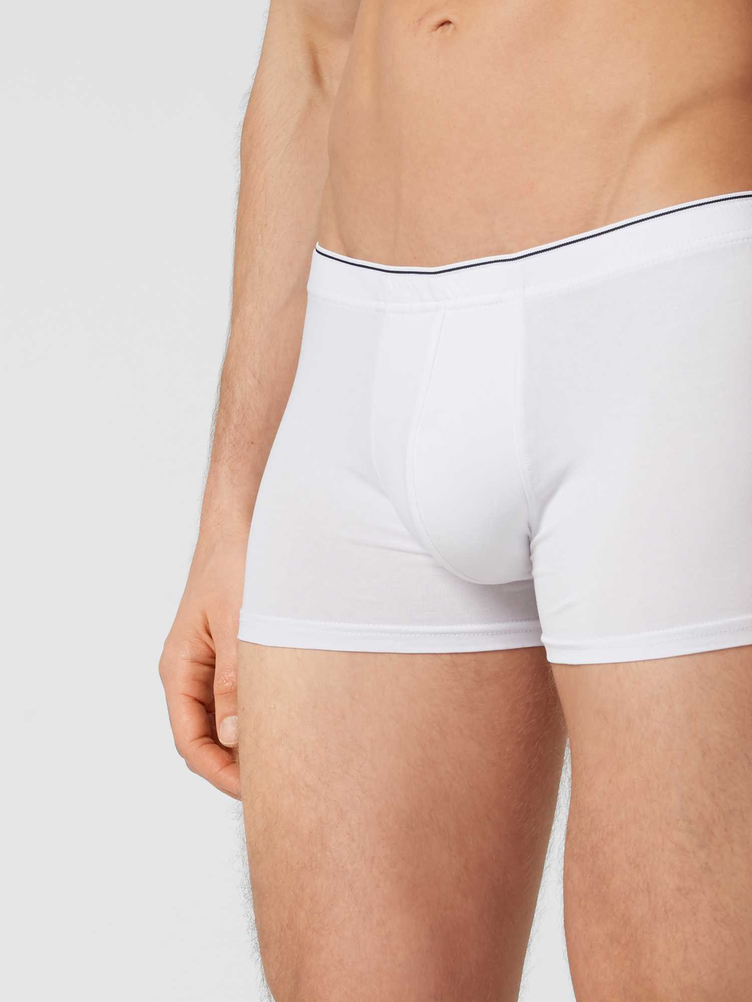 MCNEAL Herren Trunks Baumwolle Elasthan Mix Weiss M - Image 2