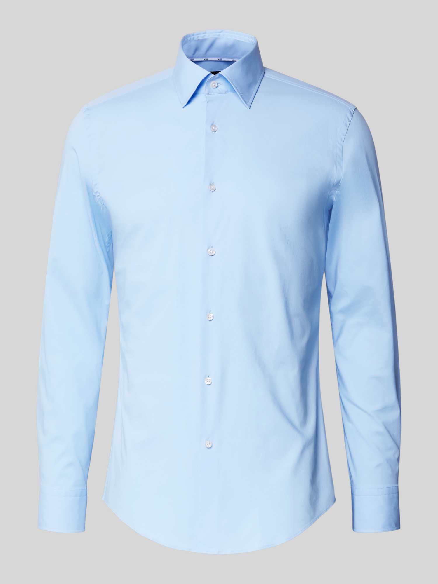 Boss Heren Zakelijke Overhemden In Blauw/Turquoise Maat 42 
