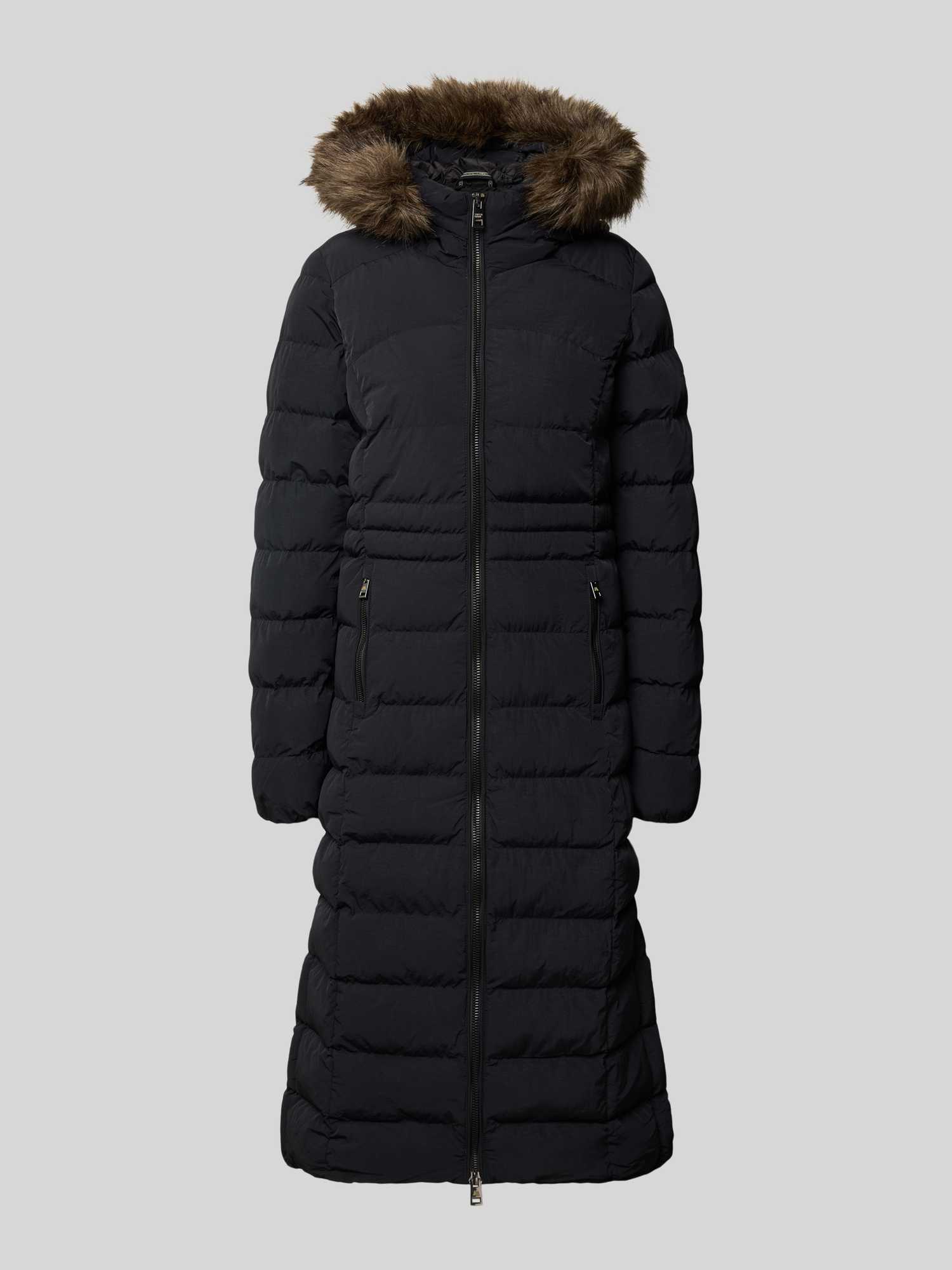 Superdry Damen Noir Lange Steppjacke Mit Kapuze Fuji - Bild 4
