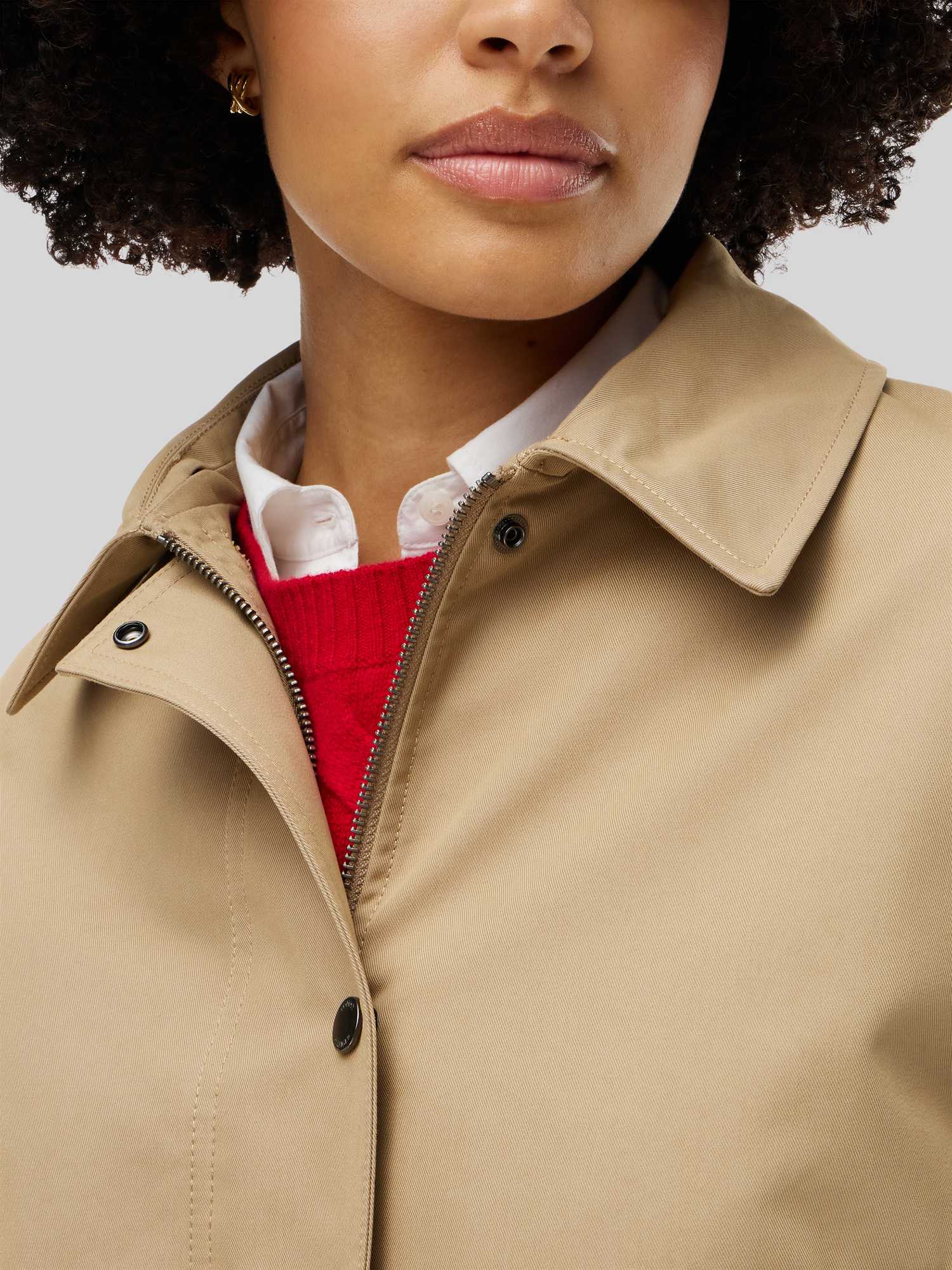 Tommy Hilfiger Damen Camel Jacke, Gr. S - Bild 2