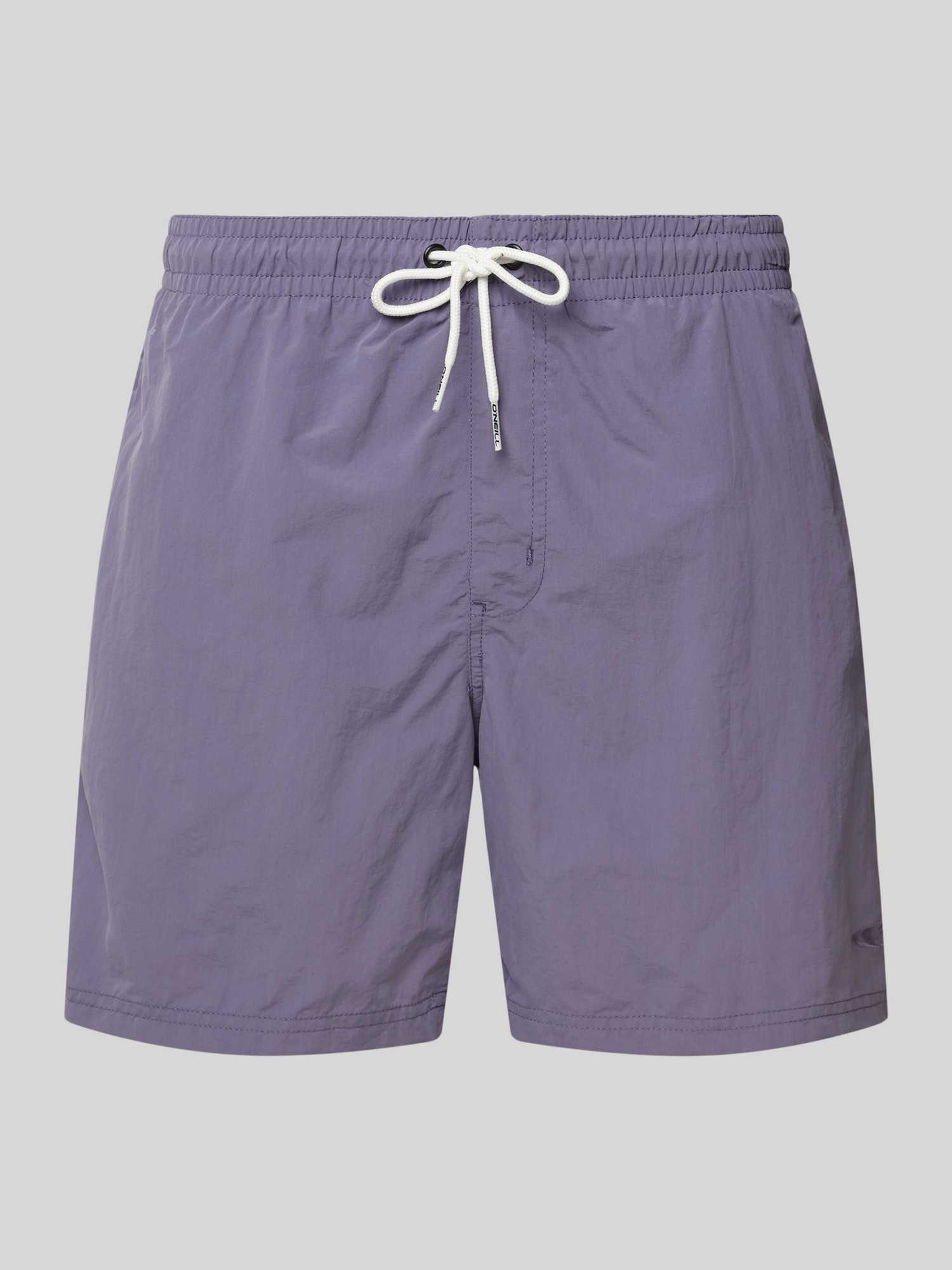 Relaxed fit zwembroek met logostitching