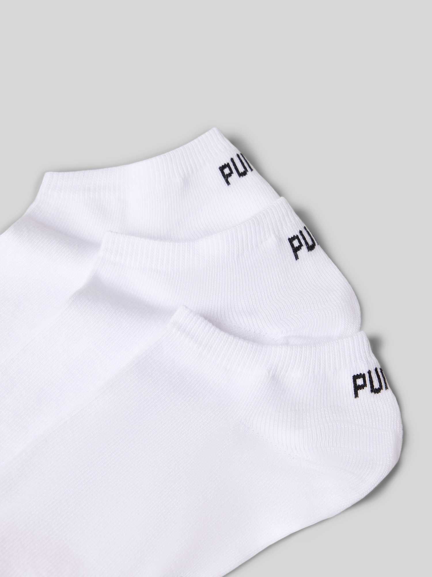 VAN GRAAF Puma Herren Weiß Sneakersocken Im 3Er-Pack Baumwolle Größe 43-46 - Bild 4