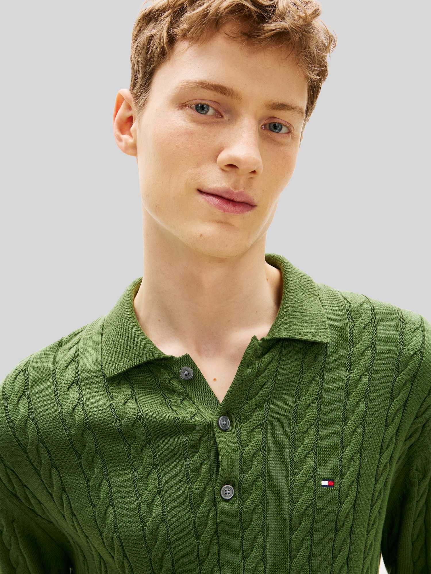 Tommy Hilfiger Herren Pullover Grün Gr. Übergröße XXL - Bild 3